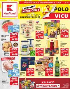 Kaufland leták platný od 25.06.2026