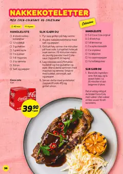 Forhåndsvisning av Grillfest hos Bunnpris gyldig fra 25.04.2026 | Side: 37 | Produkter: Dopuri pentru urechi, Термощётки, Sitron, Målarfärg