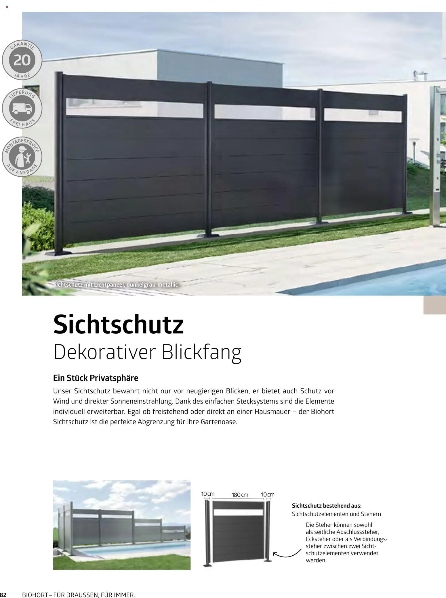 Dehner Biohort – Metall für Garten & Terrasse – gültig ab 01.01.2026 | Seite: 82
