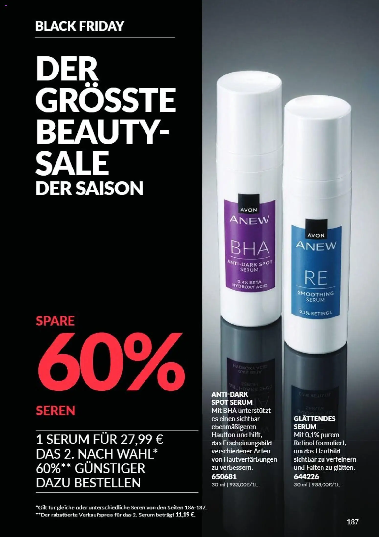 Avon Black Friday – gültig ab 01.11.2026 | Seite: 187 | Produkte: Serum