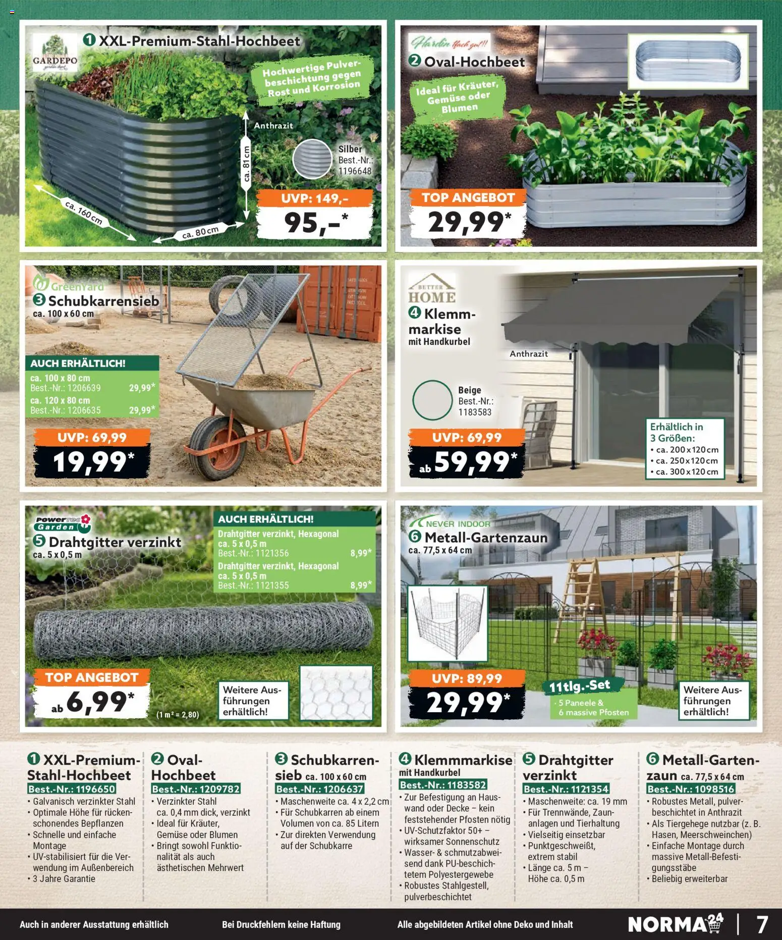 Norma Bestellmagazin Juni 2026 – gültig ab 01.06.2026 | Seite: 7