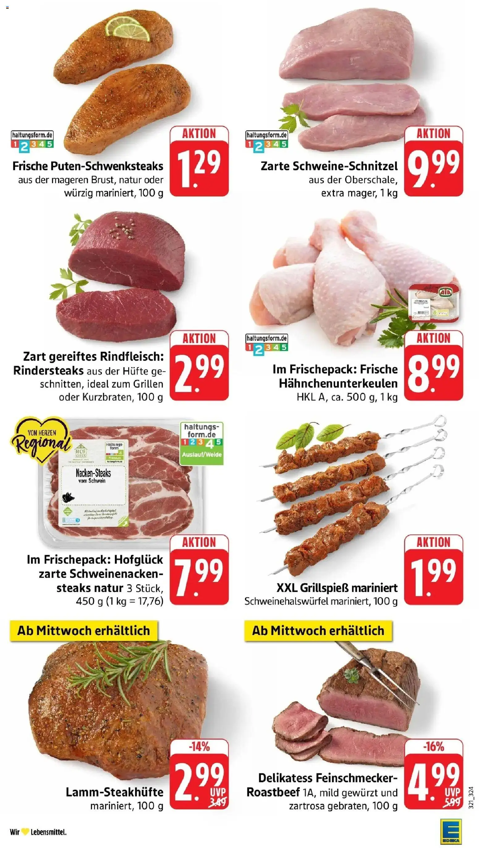 Edeka prospekt Bitburg – gültig ab 01.06.2026 | Seite: 7 | Produkte: Nackensteaks, Schweinenacken, Rindfleisch, Steak