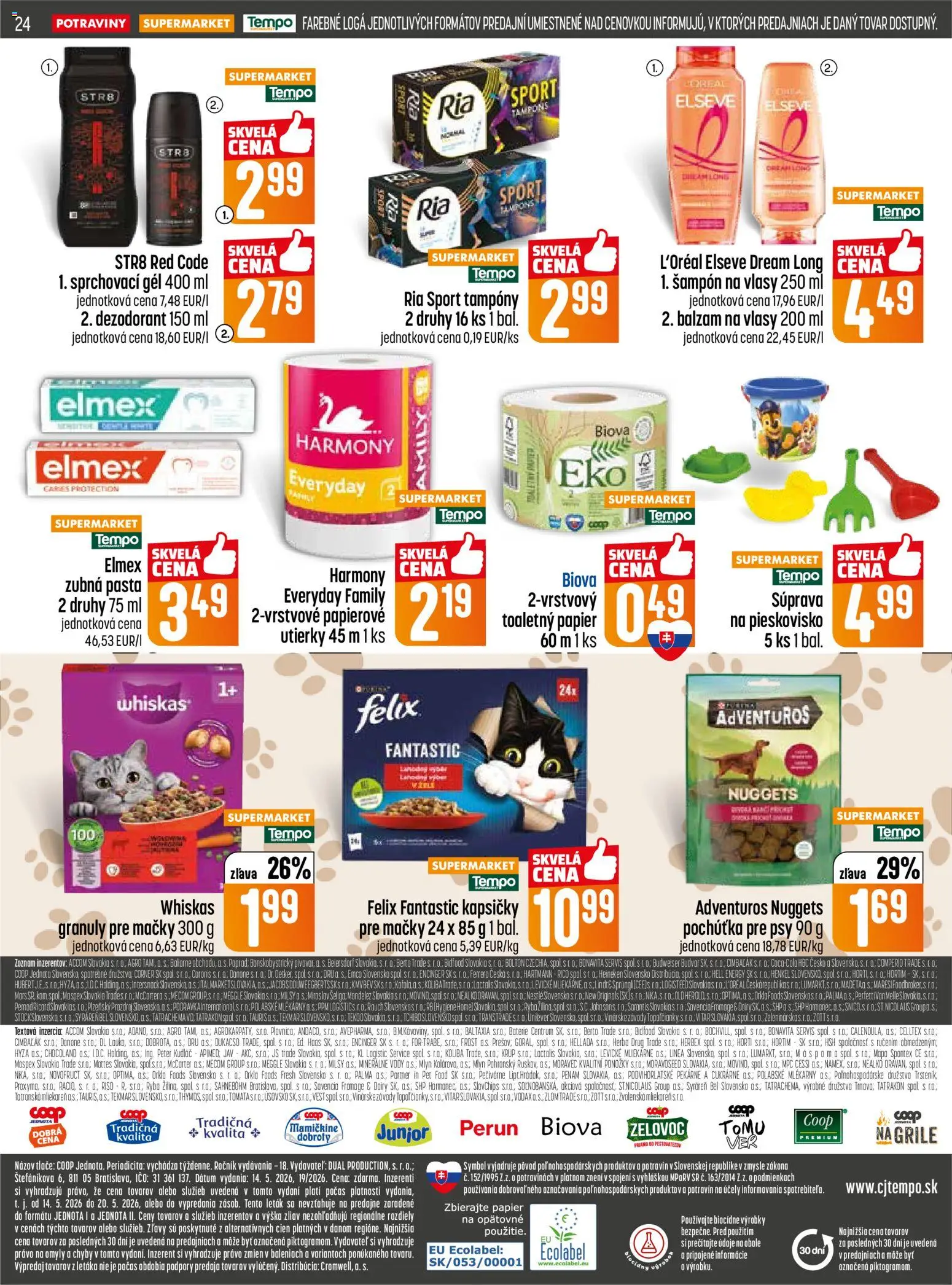Nové COOP Jednota akcie – leták je platný od 14.05.2026 | Strana: 24