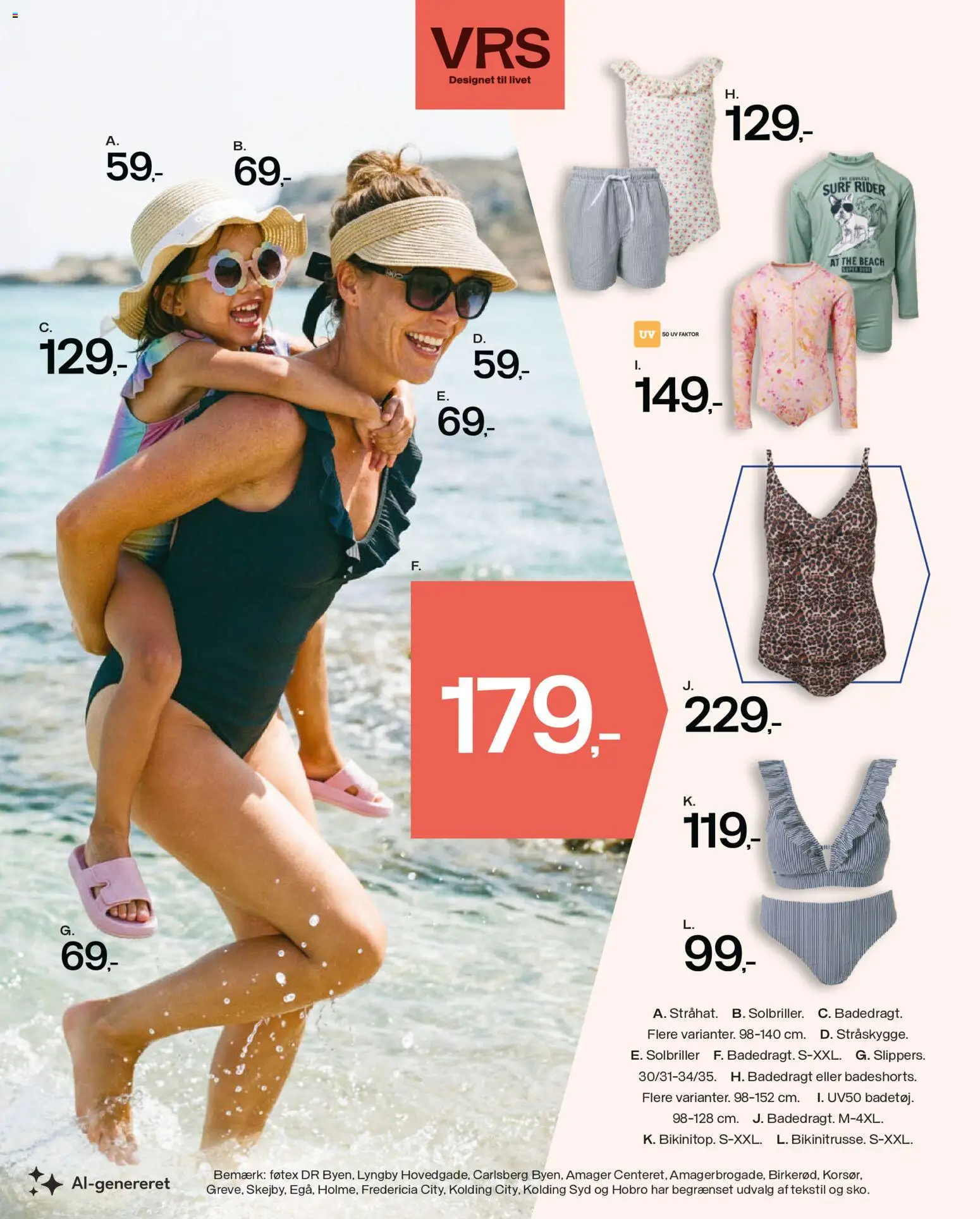 Føtex tilbudsavis – gyldig fra 29.05.2026 | Side: 91 | Produkter: Badedragt, Solbriller