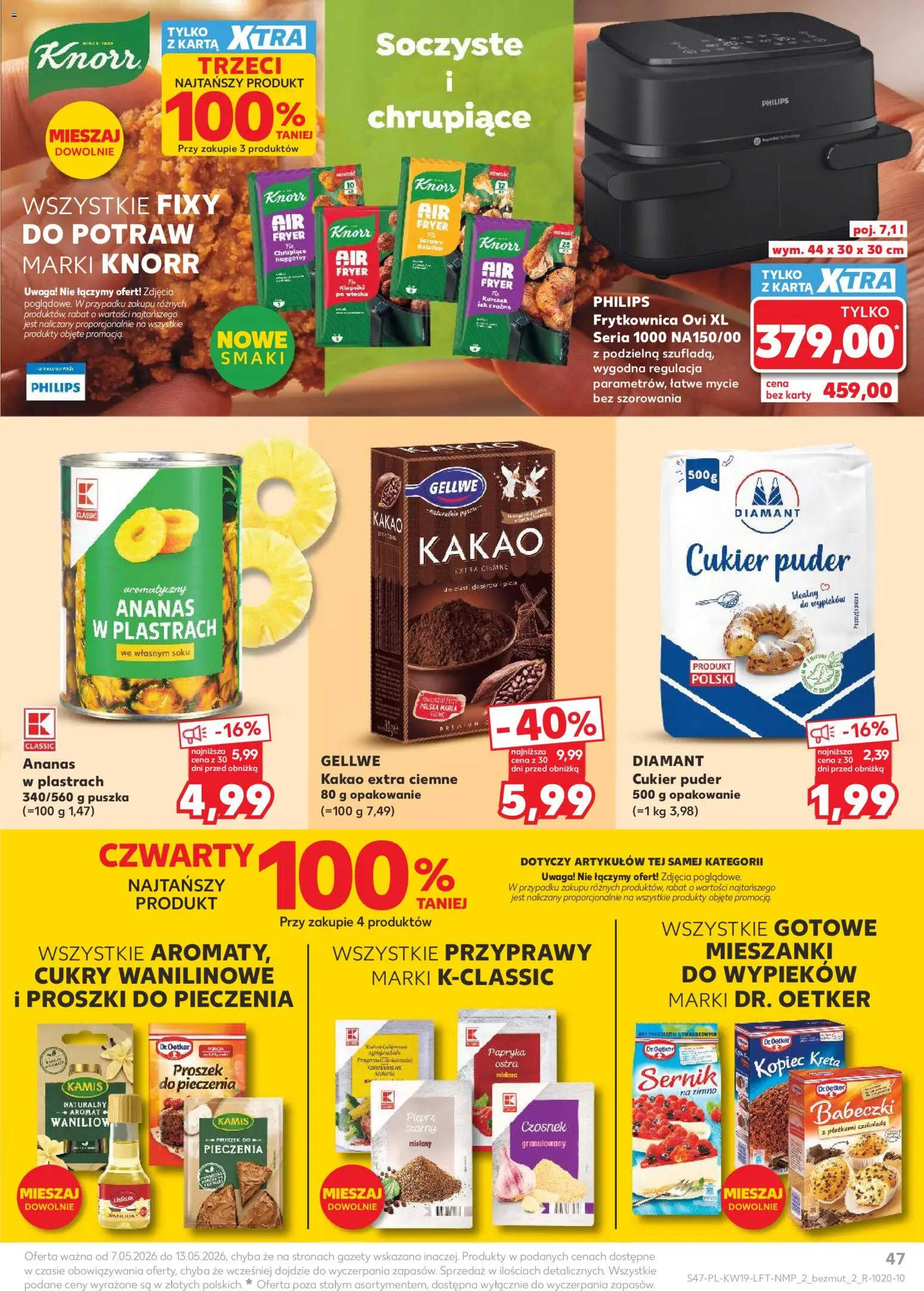 Kaufland Polsko leták od 07.05.2026 | Strana: 47 | Produkty: Ananas, Knorr, Fixy, Kakao