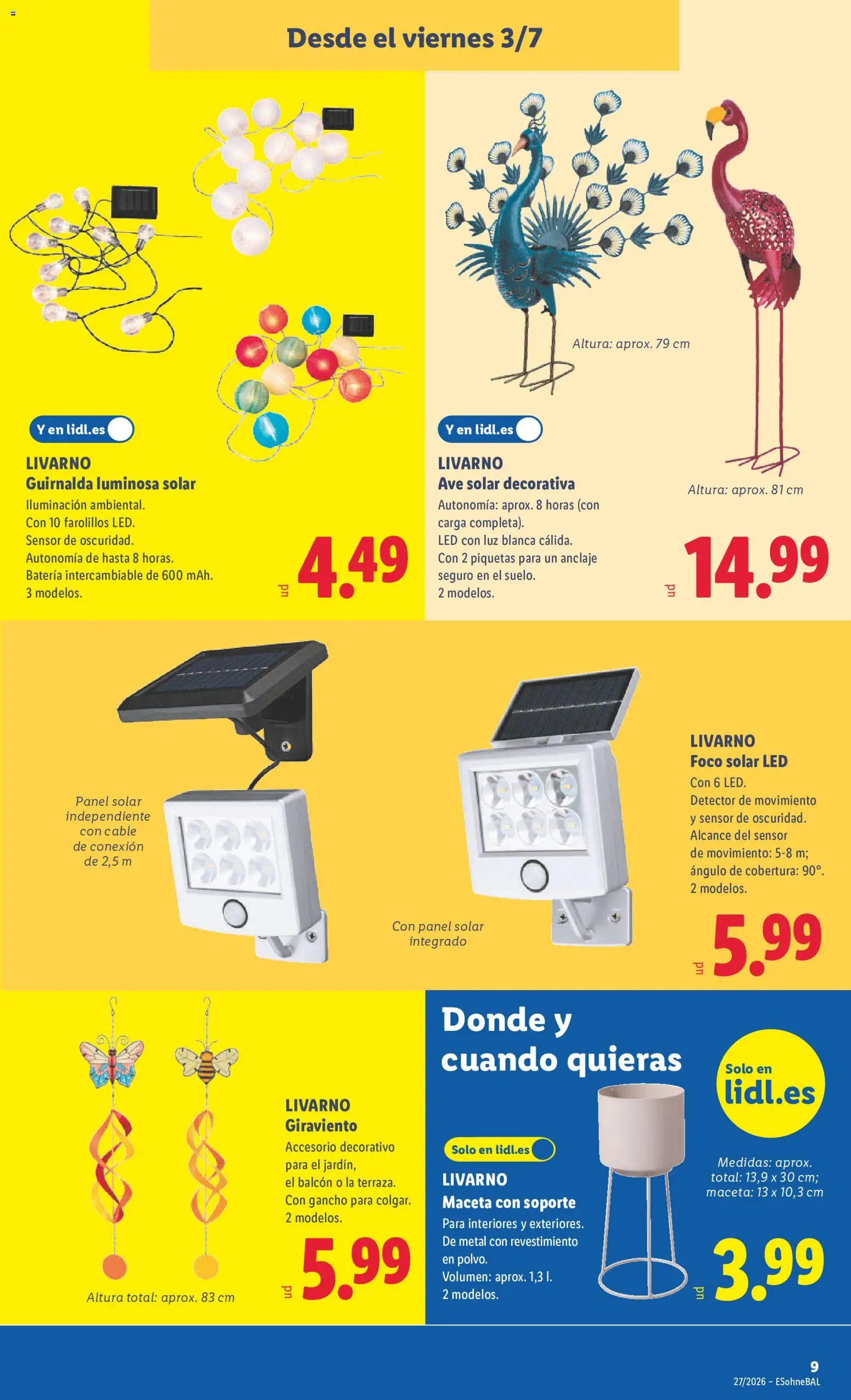 Lidl folleto de bazar │ válido desde el 29/06/2026 | Página: 27