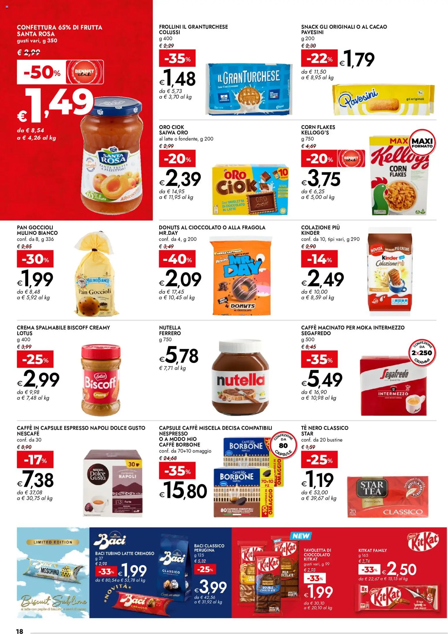 Volantino bennet del 24/09/2026 | Pagina: 18