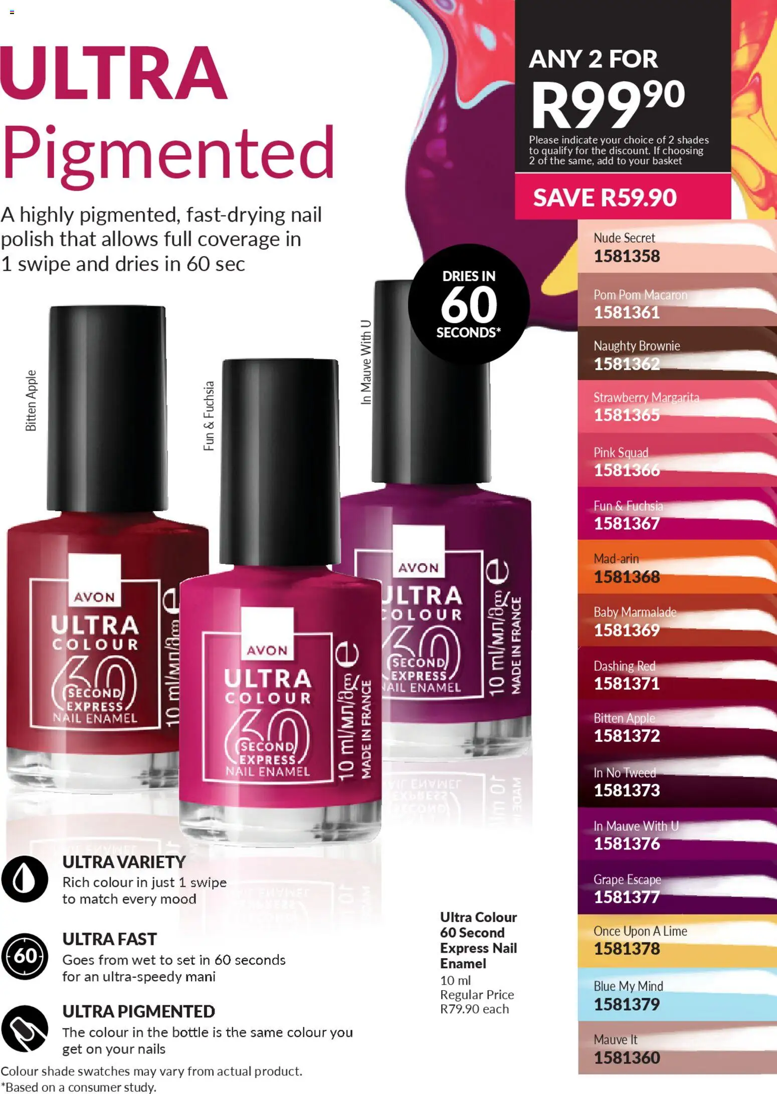 New Avon catalogue – valid from 01.04.2026 | Page: 85 | Products: Basket, Nail polish, Enamel, Lime