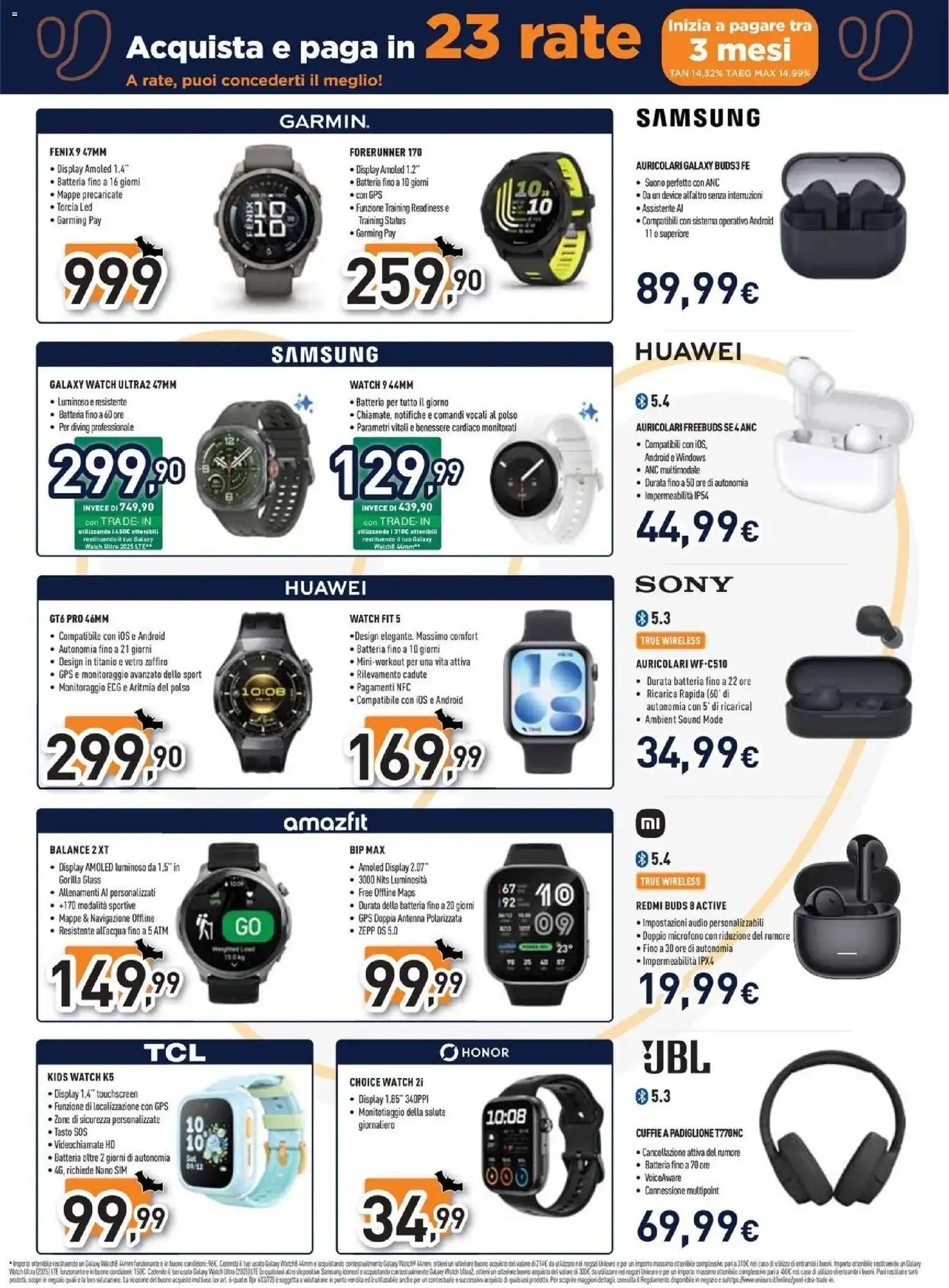 Nuovo Unieuro - Halloween da Unieuro! dal 30/10/2026 > offerte anteprima 🛍️ | Pagina: 13 | Prodotti: Auricolari, Tè, Navigazione, Samsung