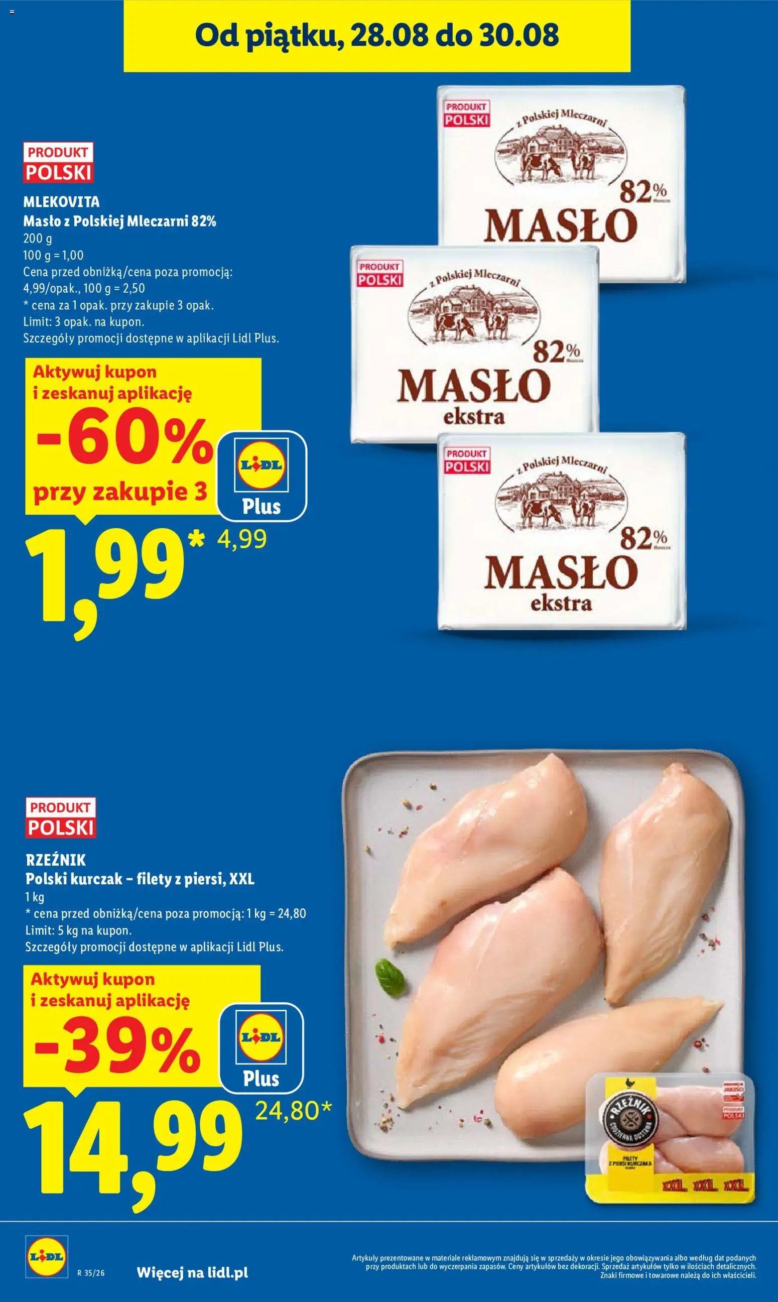 Lidl Polsko leták od 27.08.2026 | Strana: 8 | Produkty: Máslo