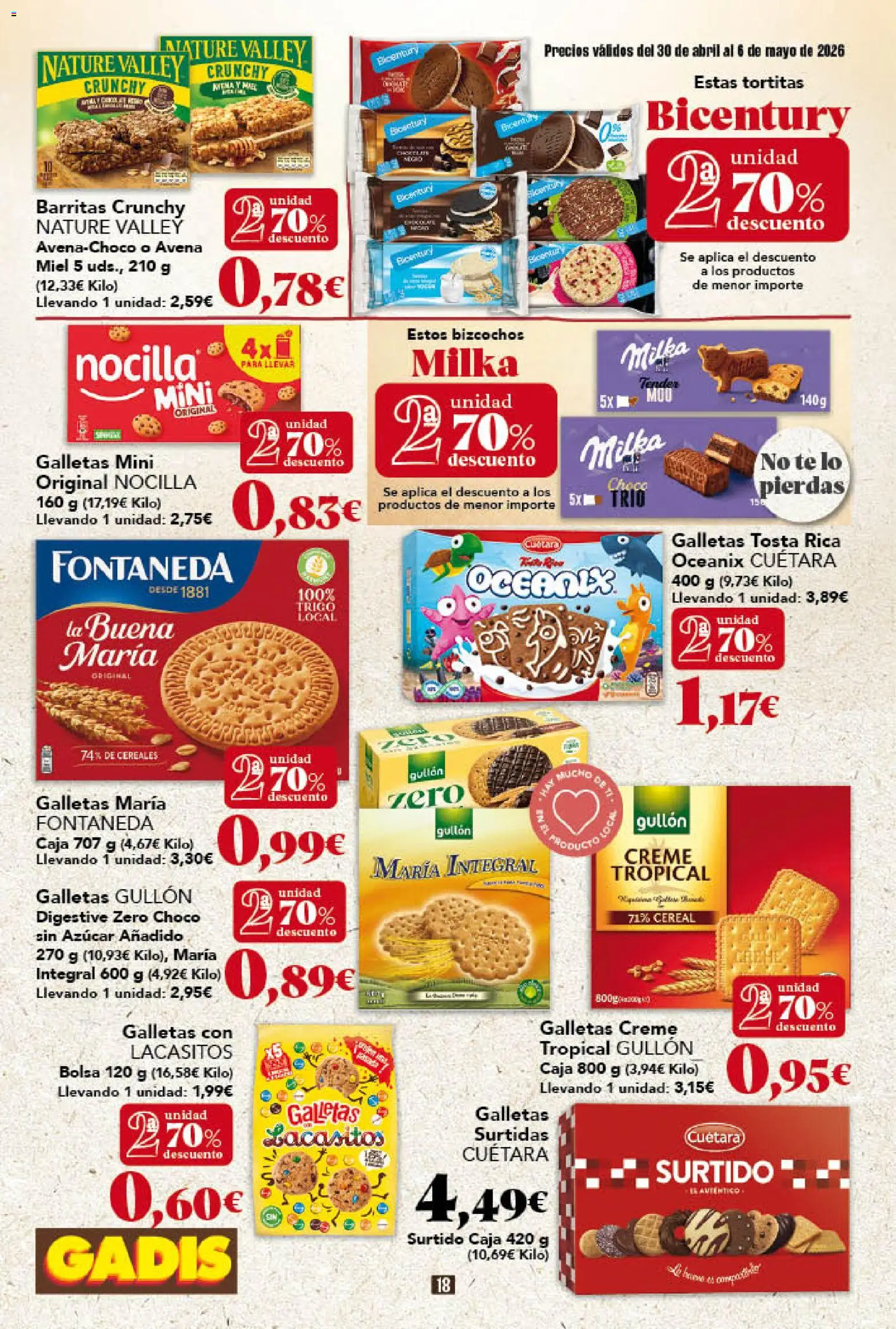 Gadis folleto │ válido desde el 30.04.2026 | Página: 18