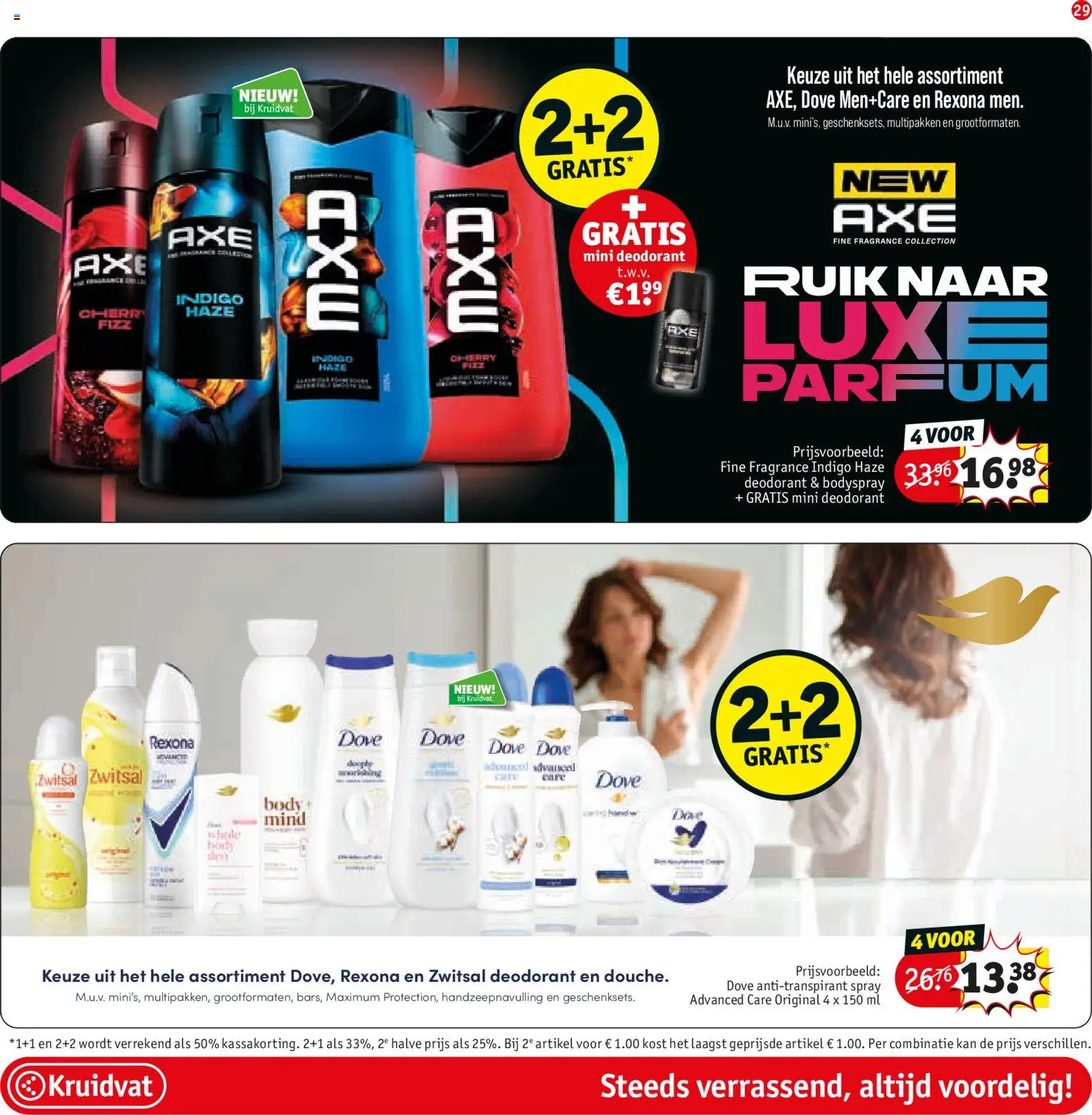 {H1} | Pagina: 29 | Producten: Deodorant, Antitranspirant, Kan, Parfum