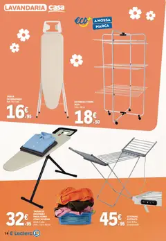 Pré-visualização E.Leclerc folheto Feira Animal e Casa válido de 29/09/2026 | Página: 14 | Produtos: Tábua, Ferro, Tábua de engomar