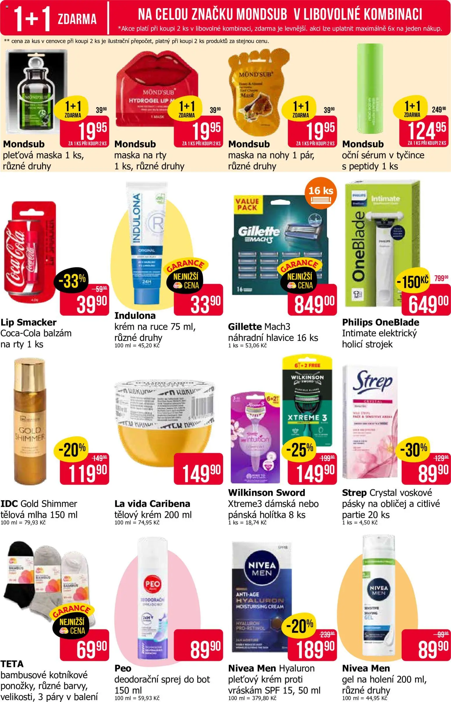 TETA Drogerie leták od 06.05.2026 | Strana: 11 | Produkty: Deodorant, Indulona, Gillette Mach3, Philips oneblade