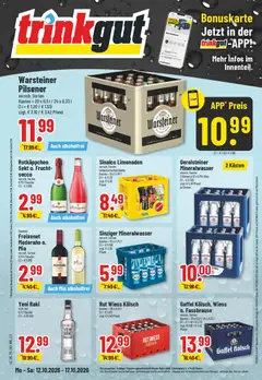 Trinkgut Prospekt ab 12.10.2026 gültig