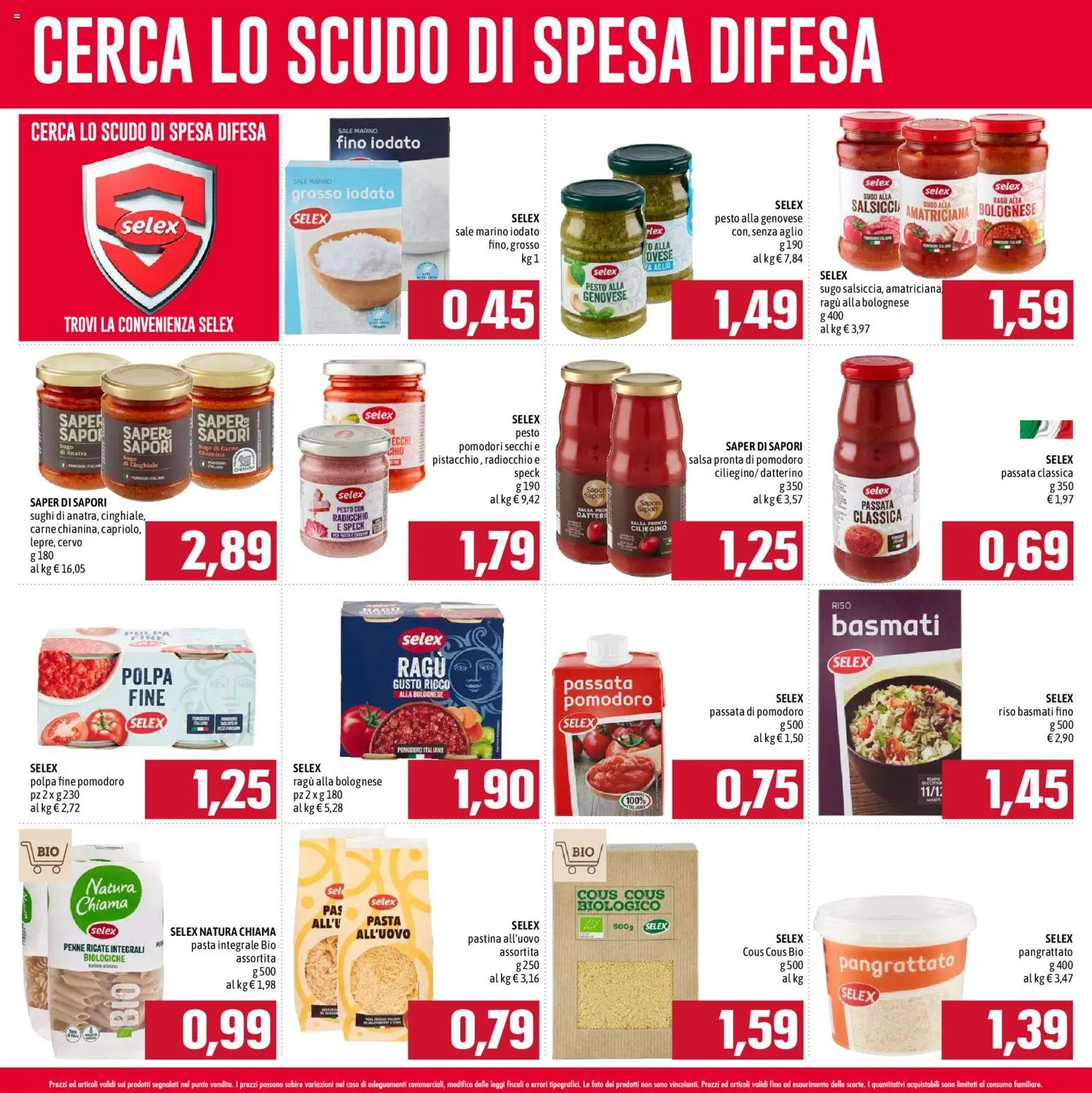 Volantino Emisfero del 21/09/2026 | Pagina: 8 | Prodotti: Pomodoro, Aglio, Ragú, Cous cous