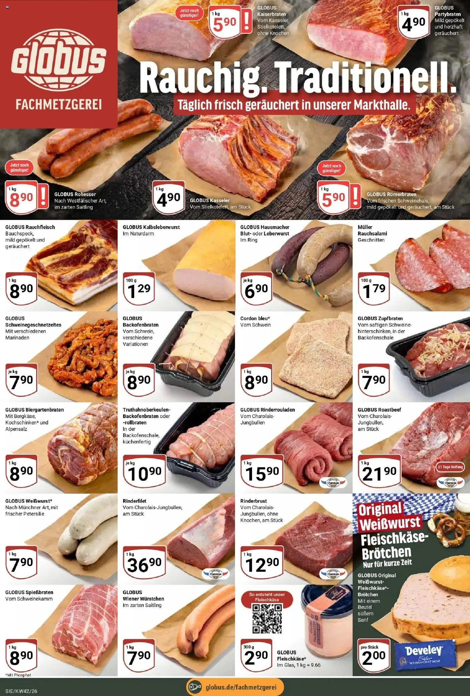 Globus Prospekt Siegen (ab 12.10.2026) » Angebote online | Seite: 11 | Produkte: Rinderrouladen, Wiener wurstchen, Roastbeef, Petersilie
