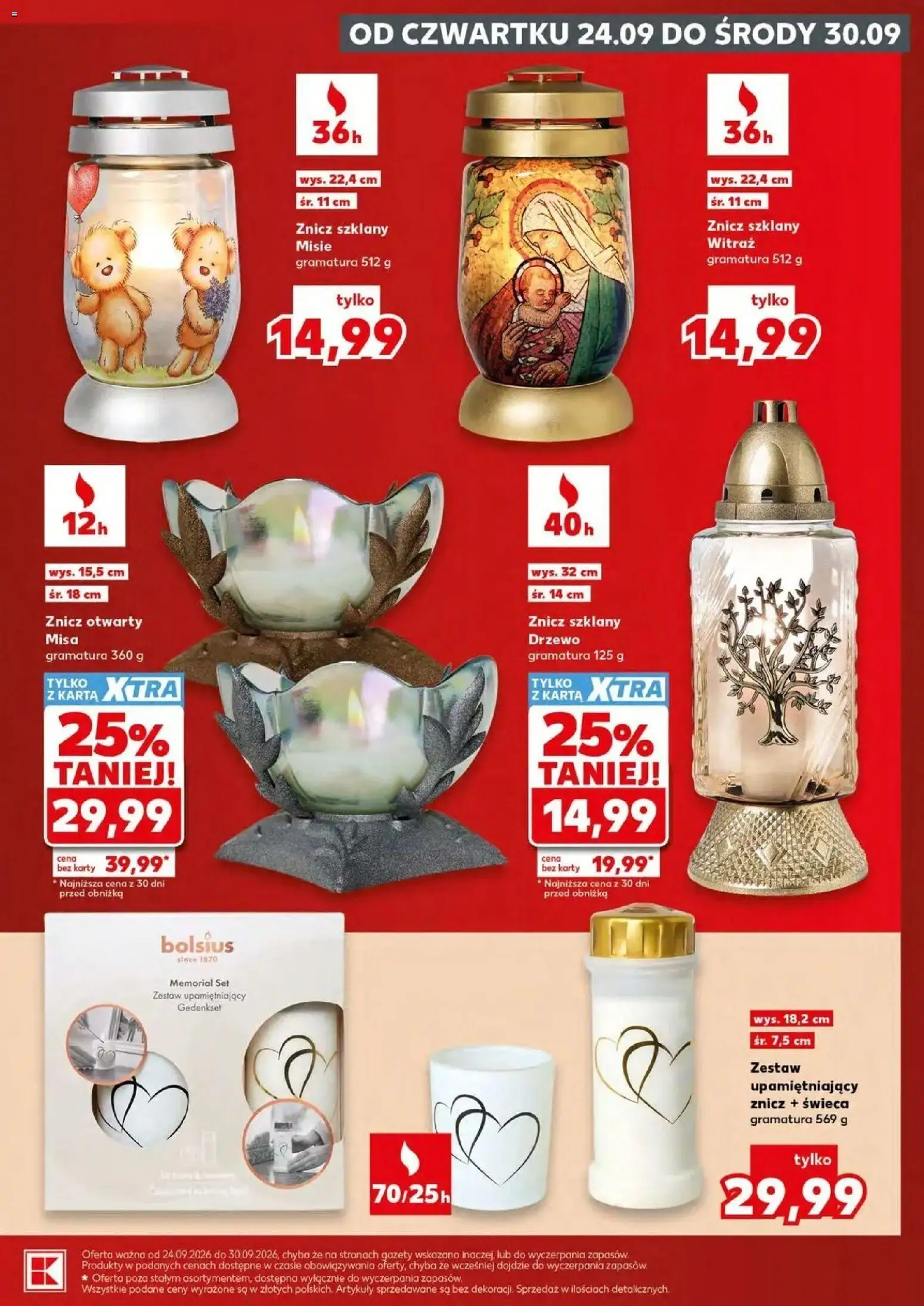 Kaufland gazetka - Znicze od 24.09.2026 - od jutra PDF | Strona: 7 | Produkty: Karta, Świeca, Gazety