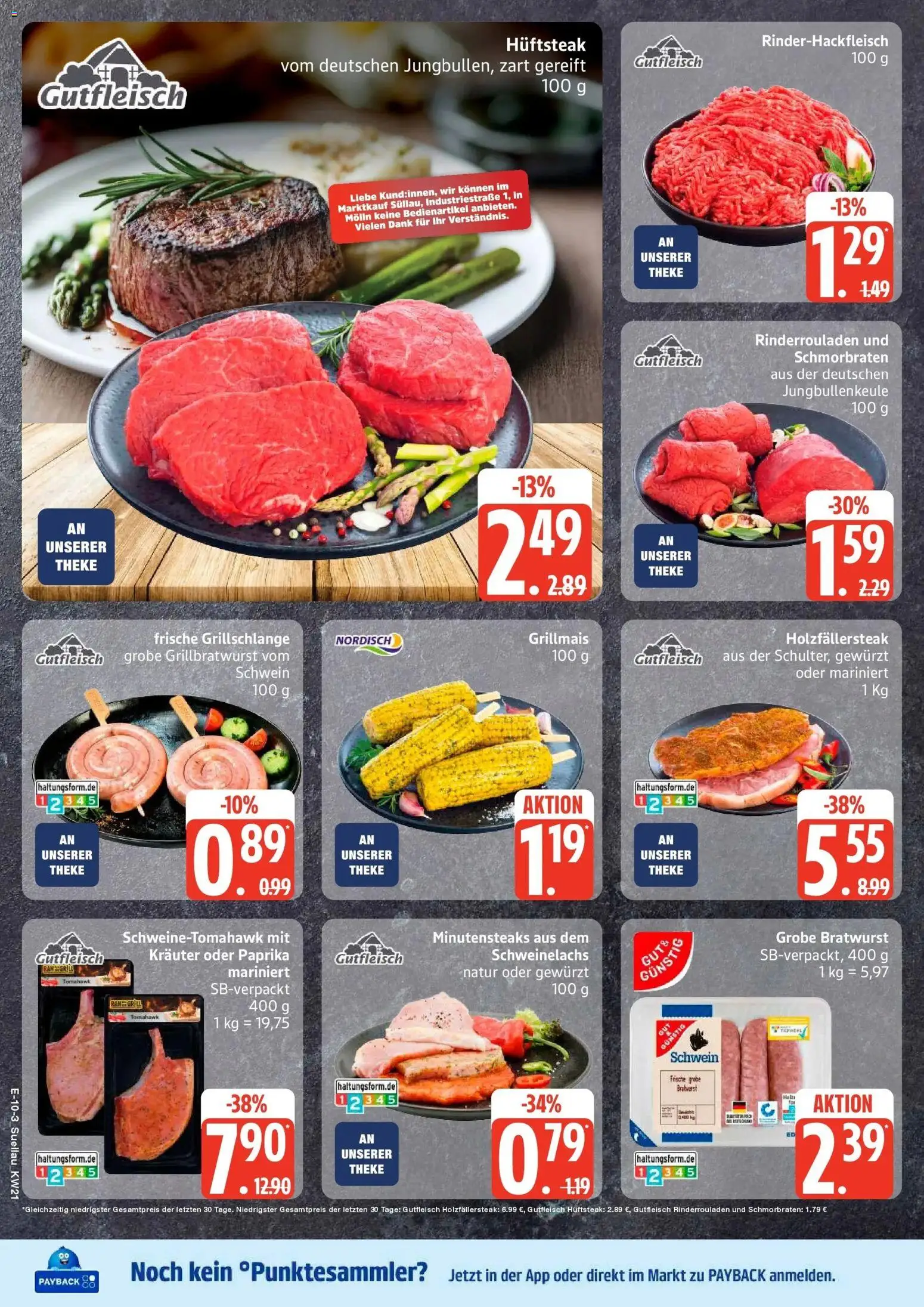 Marktkauf Prospekt Mölln	 – gültig ab 17.05.2026 | Seite: 10 | Produkte: Grill, Theke, Bratwurst, Paprika