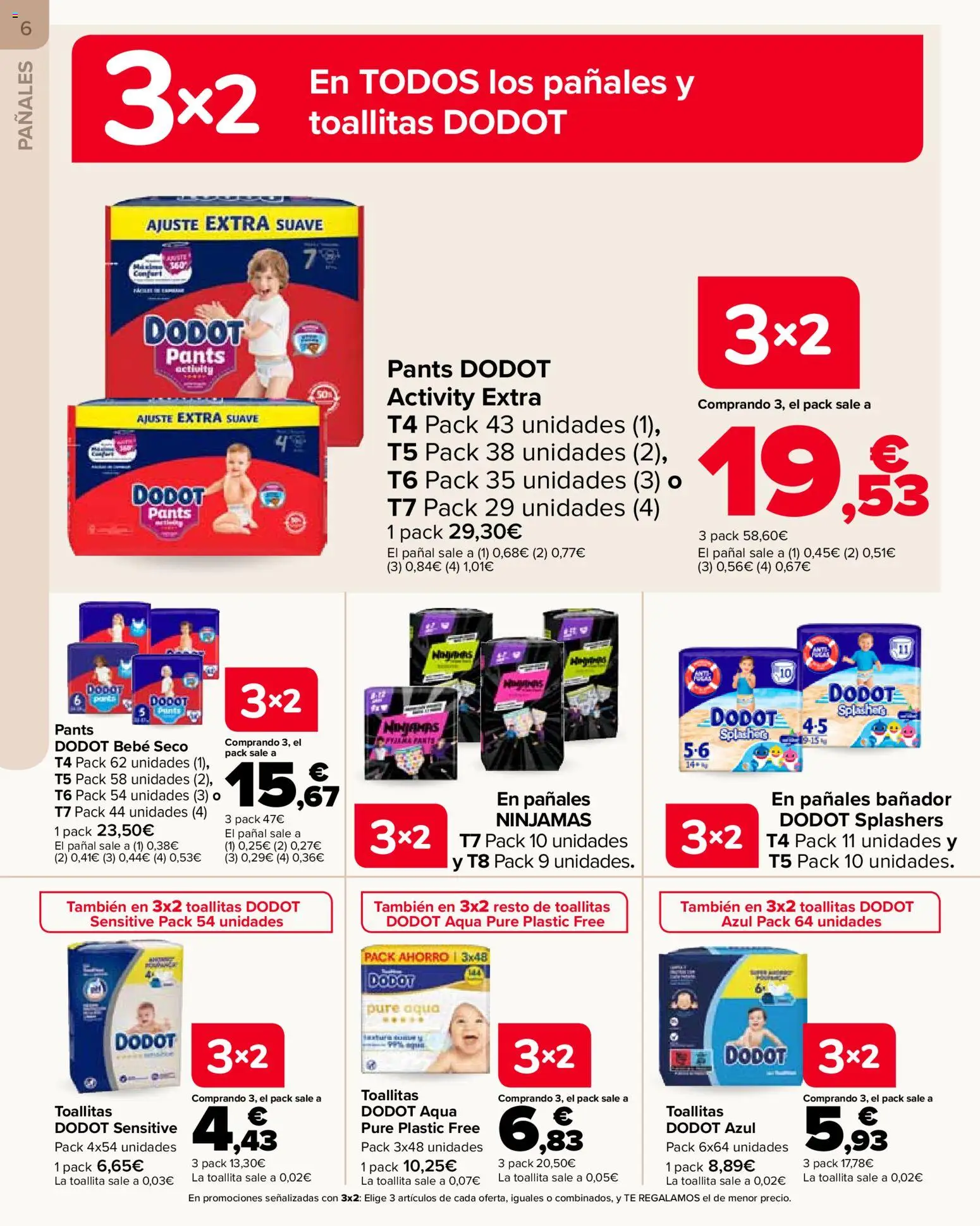 Carrefour folleto Bebé │ válido desde el 26/08/2026 | Página: 6 | Productos: Puré, Té, Pañales