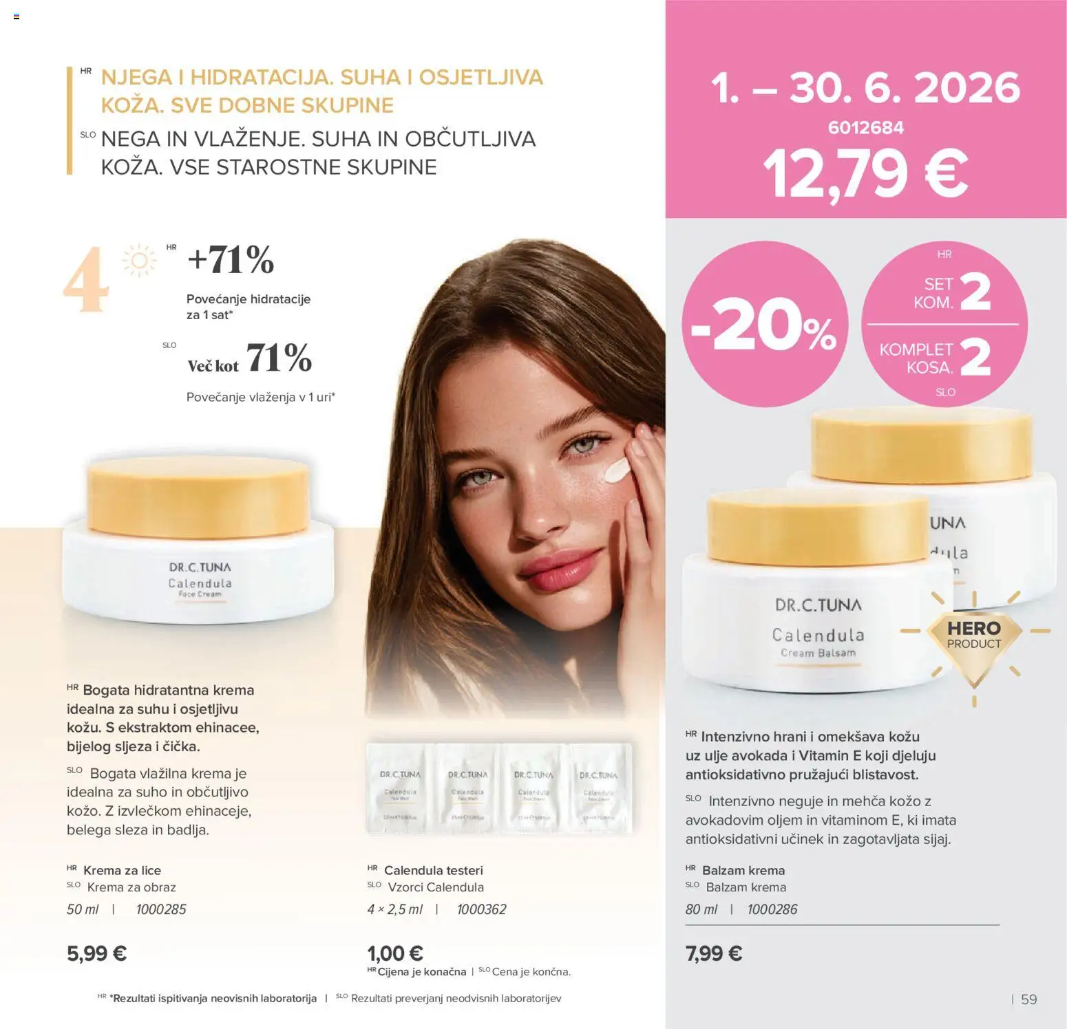 Farmasi katalog | vrijedi od 01.05.2026 | Stranica: 59 | Proizvodi: Krema za lice, Ulje, Krema