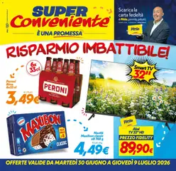 Anteprima del volantino SuperConveniente volantino valido a partire dal 30/06/2026