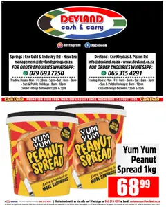 Devland specials catalogue – valid from 06/08/2026