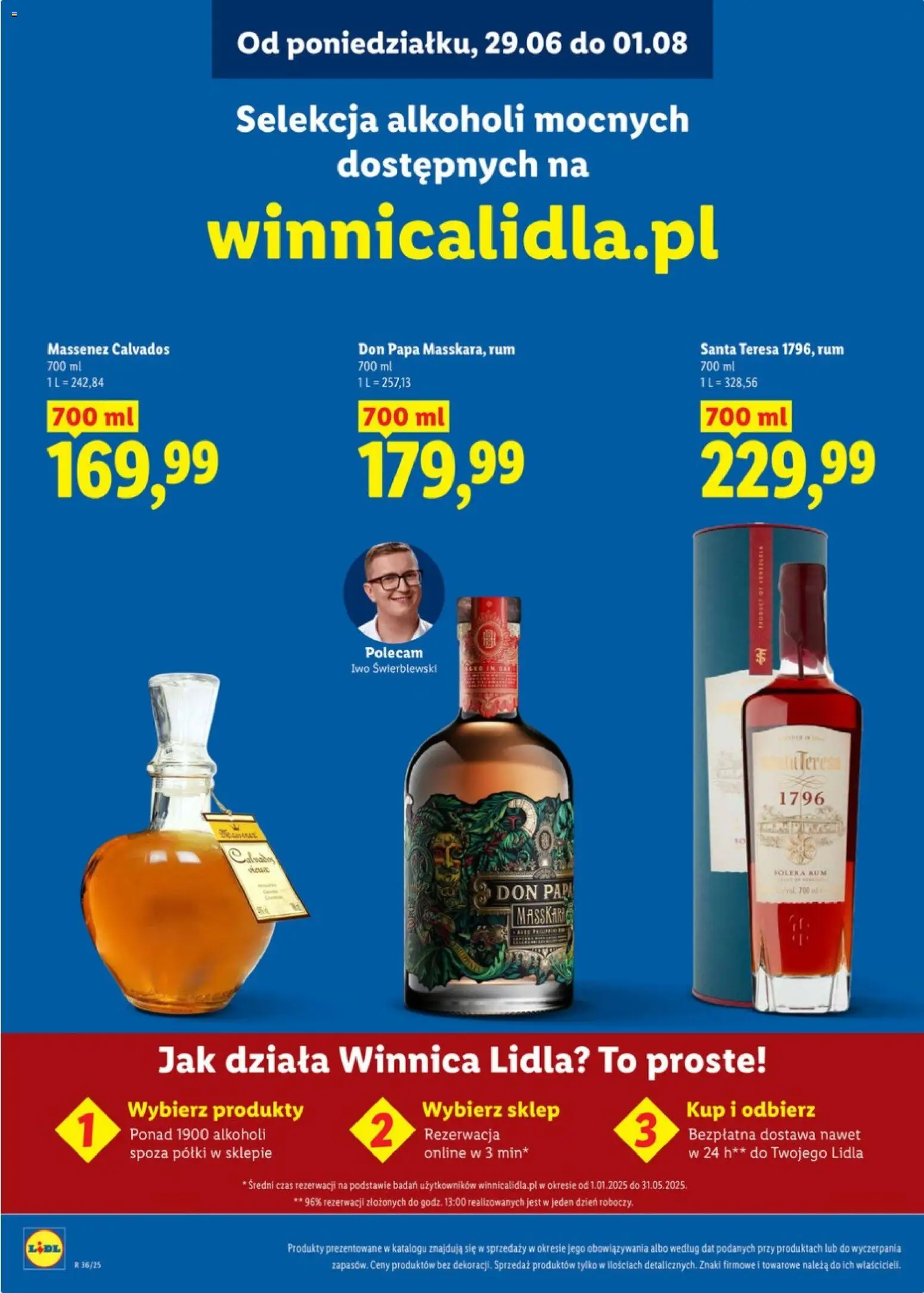 Lidl Katalog alkoholi mocnych od 29.06.2026 | Strona: 25 | Produkty: Calvados, Rum