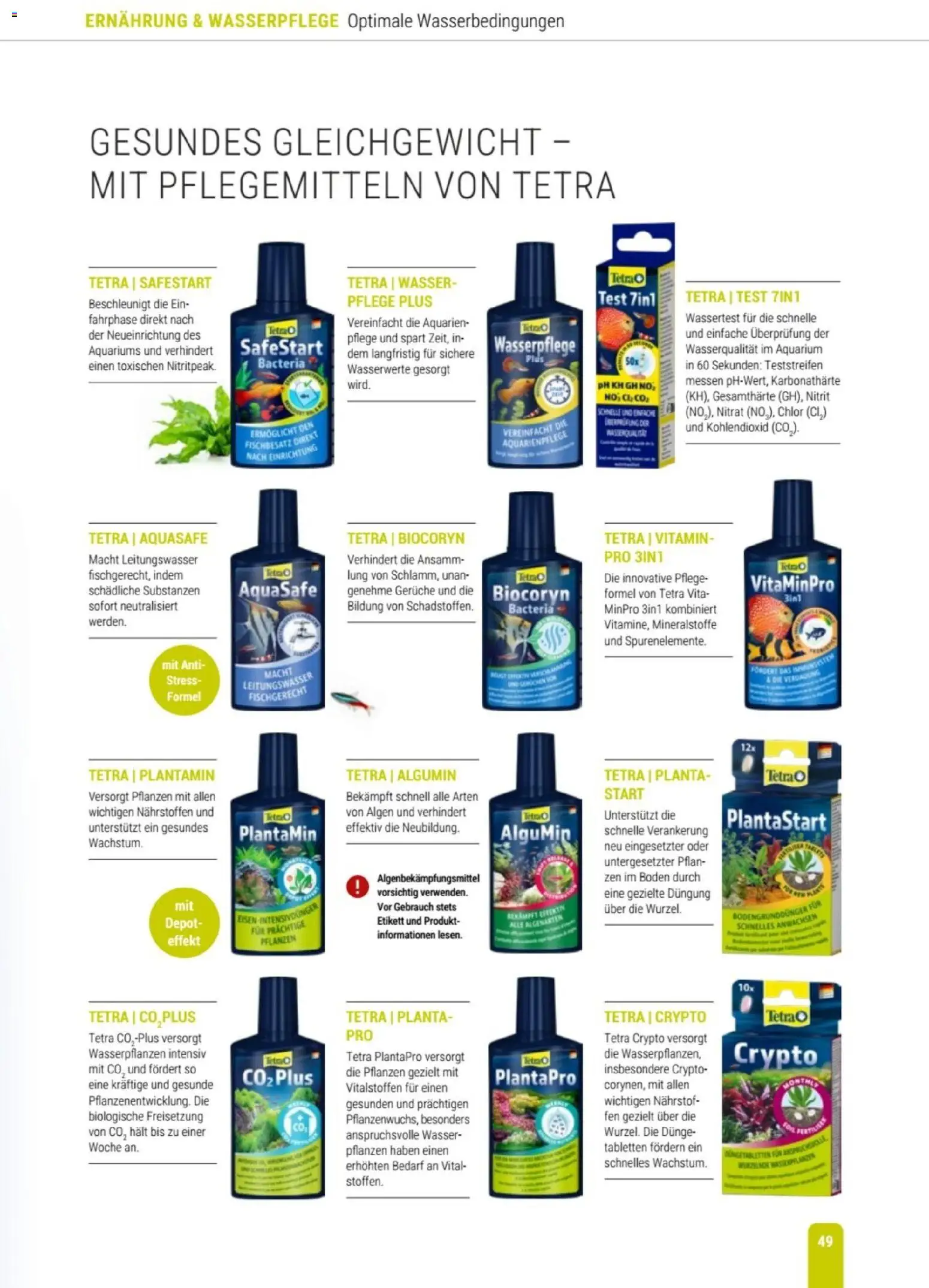 zookauf Themenkatalog Aqua – gültig ab 01.10.2026 | Seite: 49 | Produkte: Wasser