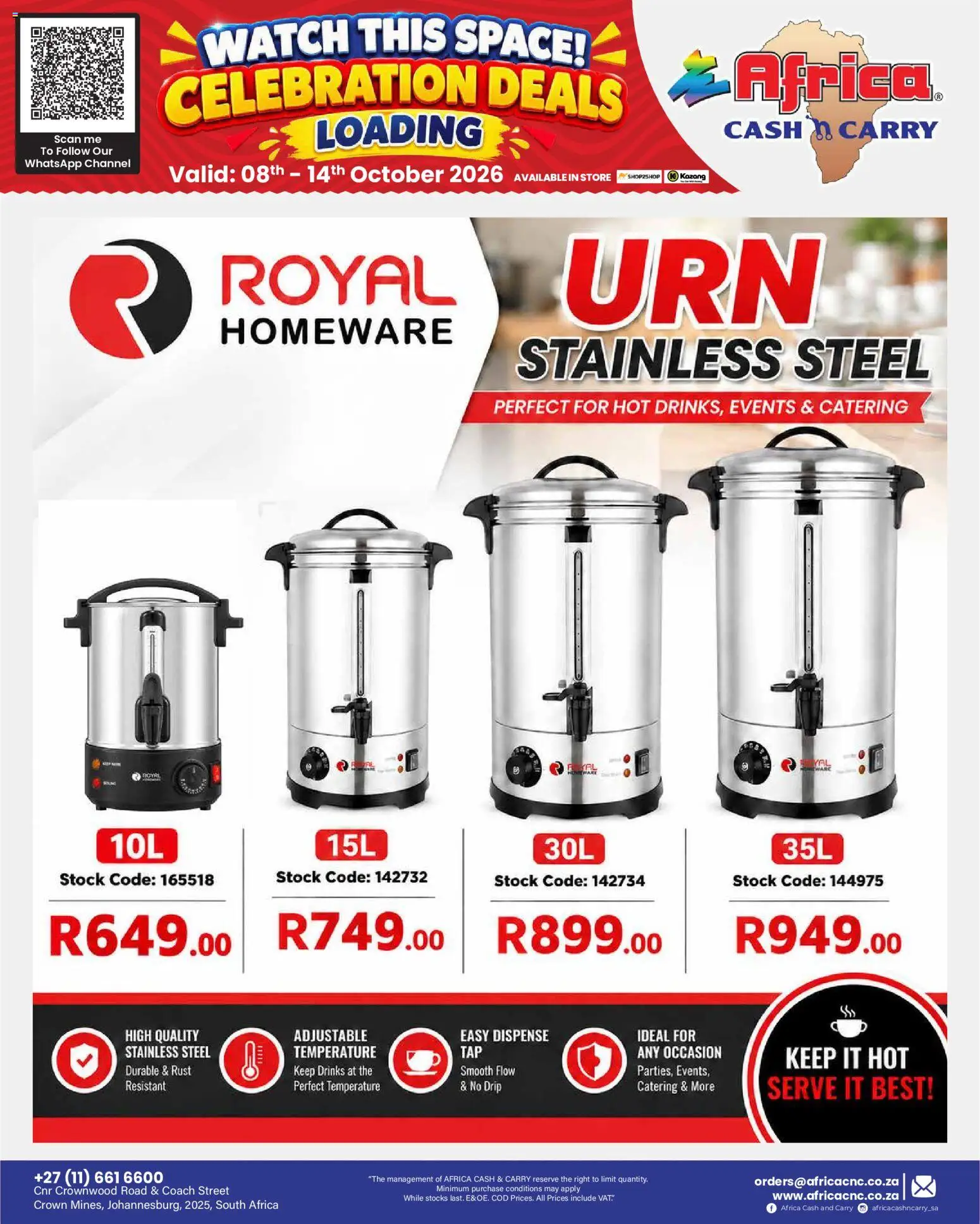 New Africa Cash & Carry catalogue – valid from 08/10/2026 | Page: 36