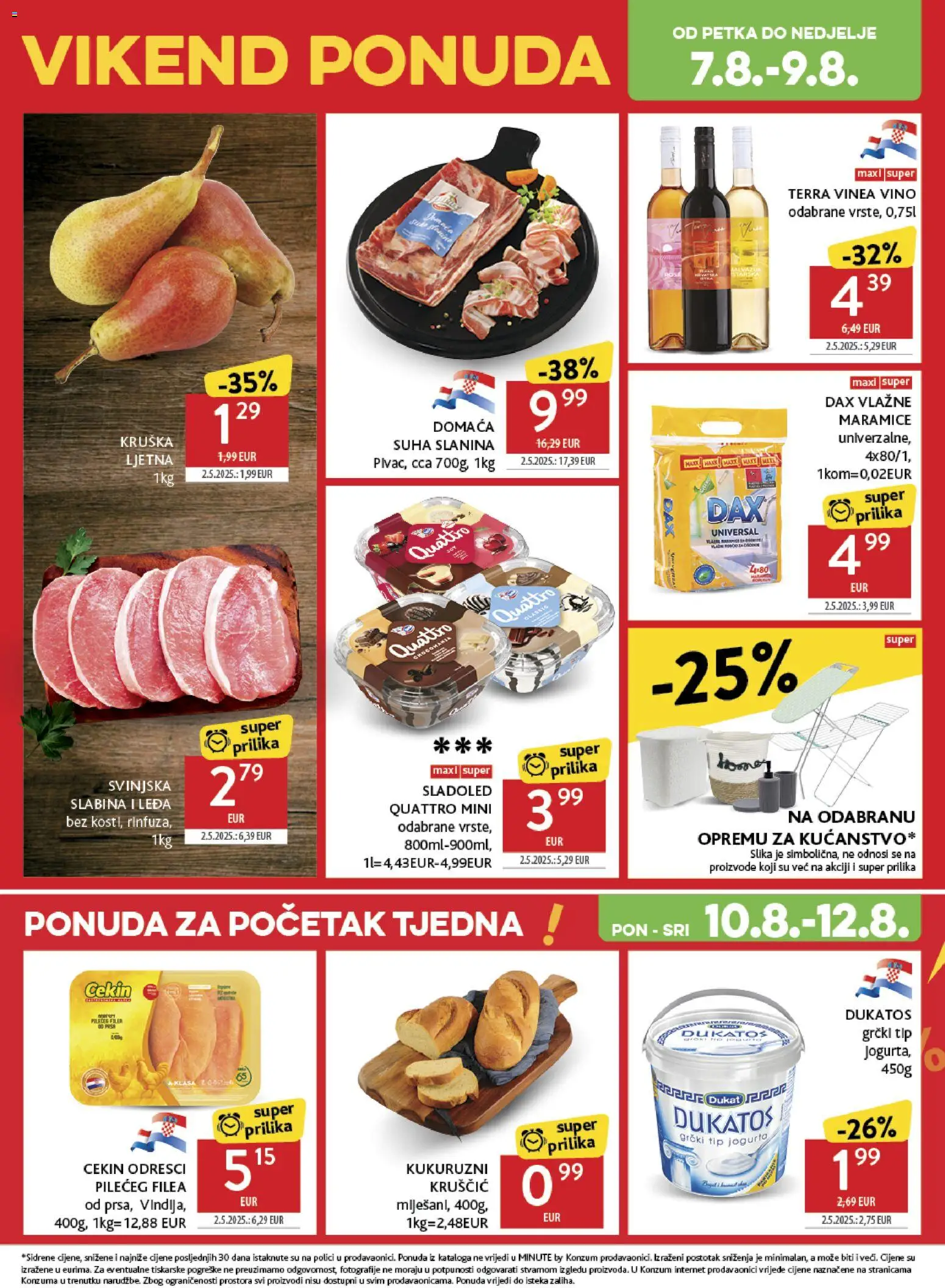 Konzum HR akciós ujság - amely érvényes a következő dátumtól: 2026.08.04. | Oldal: 32