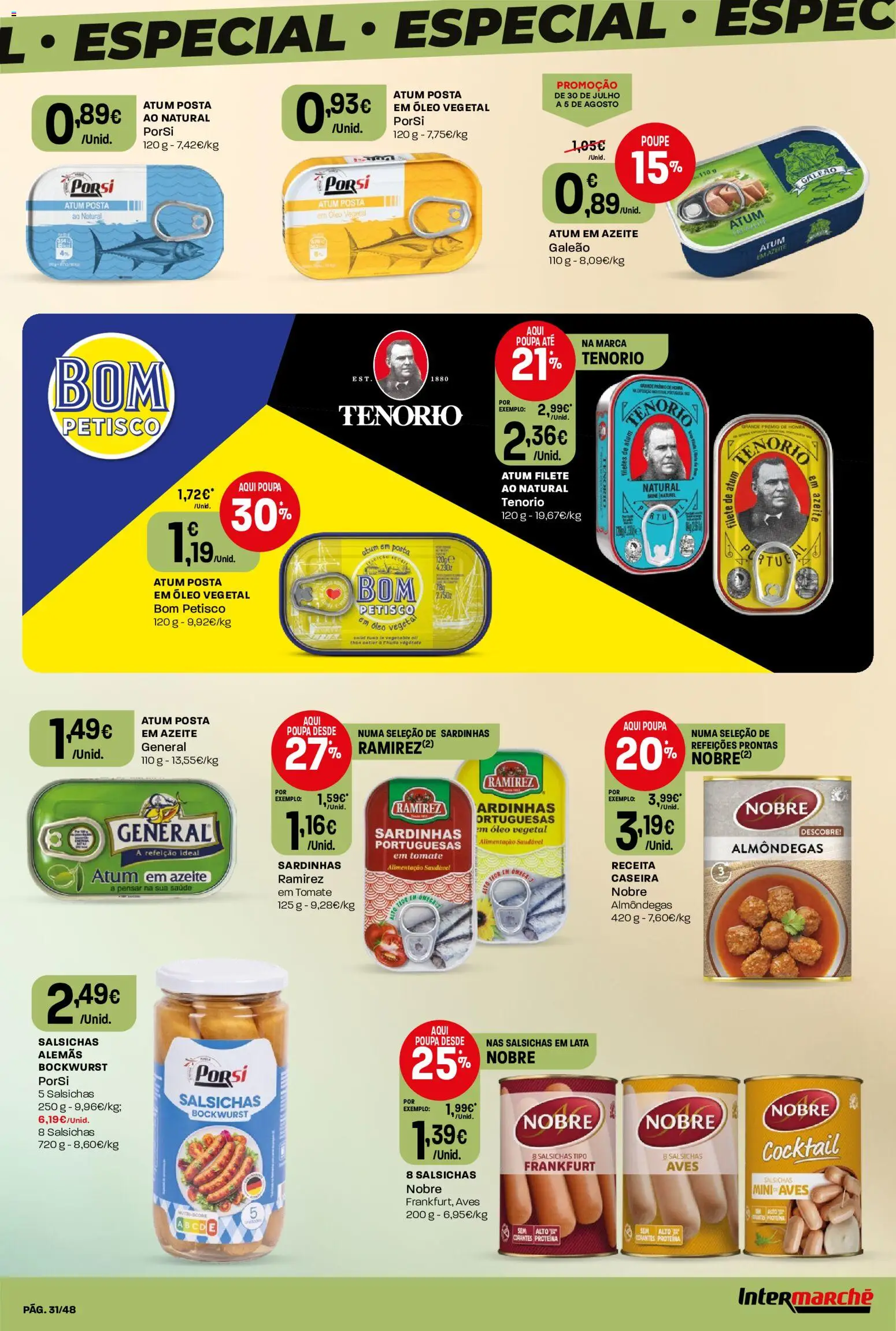 Intermarché folheto │ válido de 30/07/2026 | Página: 31