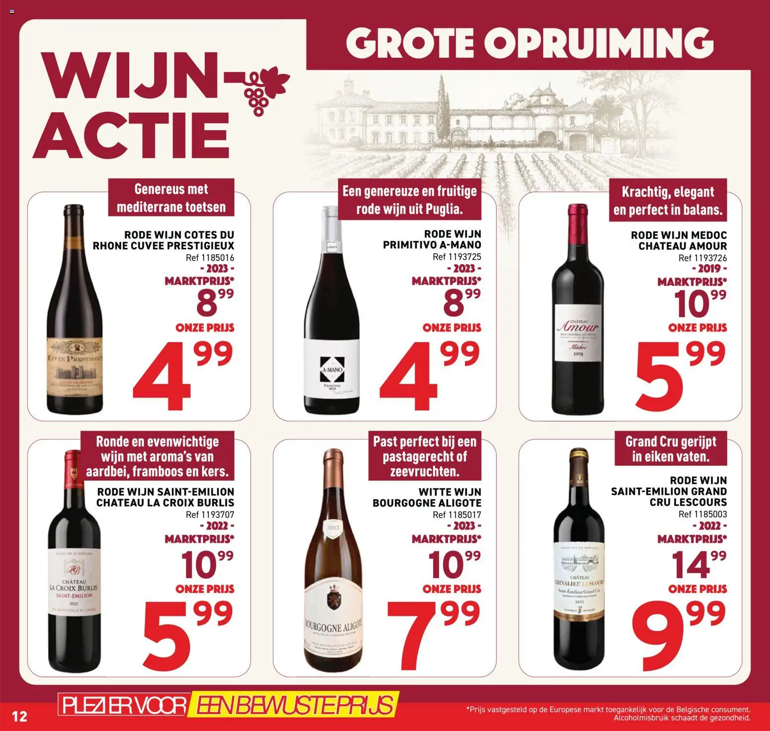 {H1} | Pagina: 12 | Producten: Wijn, Witte wijn, La, Rode wijn