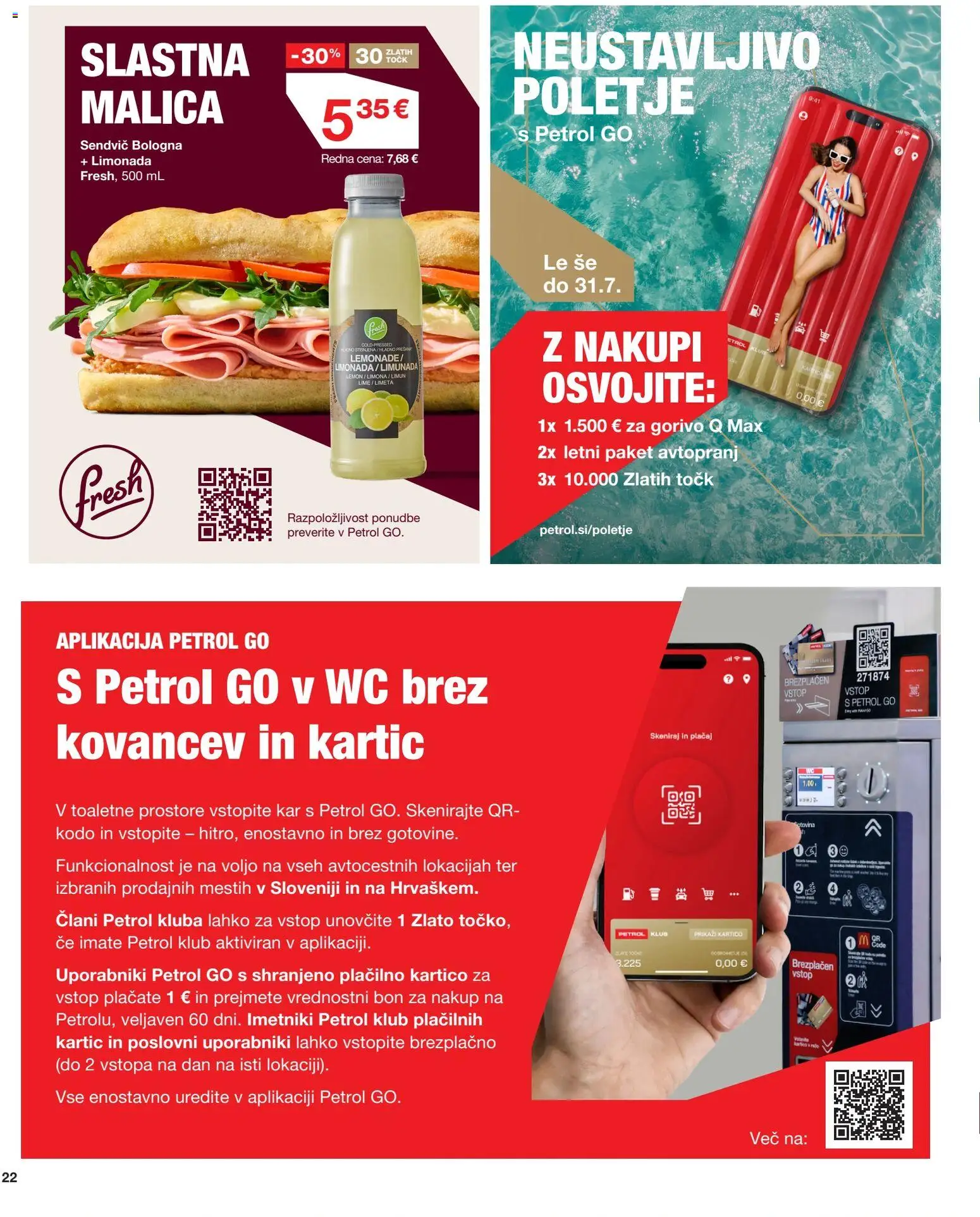 Novi Petrol katalog ponudbe – veljaven od 02.07.2026 | Stran: 22 | Izdelki: Limeta, Limona