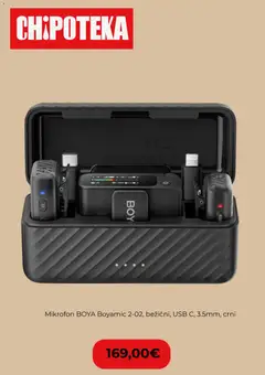 Chipoteka Katalog - Pregled kataloga iz trgovine Chipoteka, vrijedi od 01.10.2026 | Stranica: 5 | Proizvodi: Mikrofon, USB