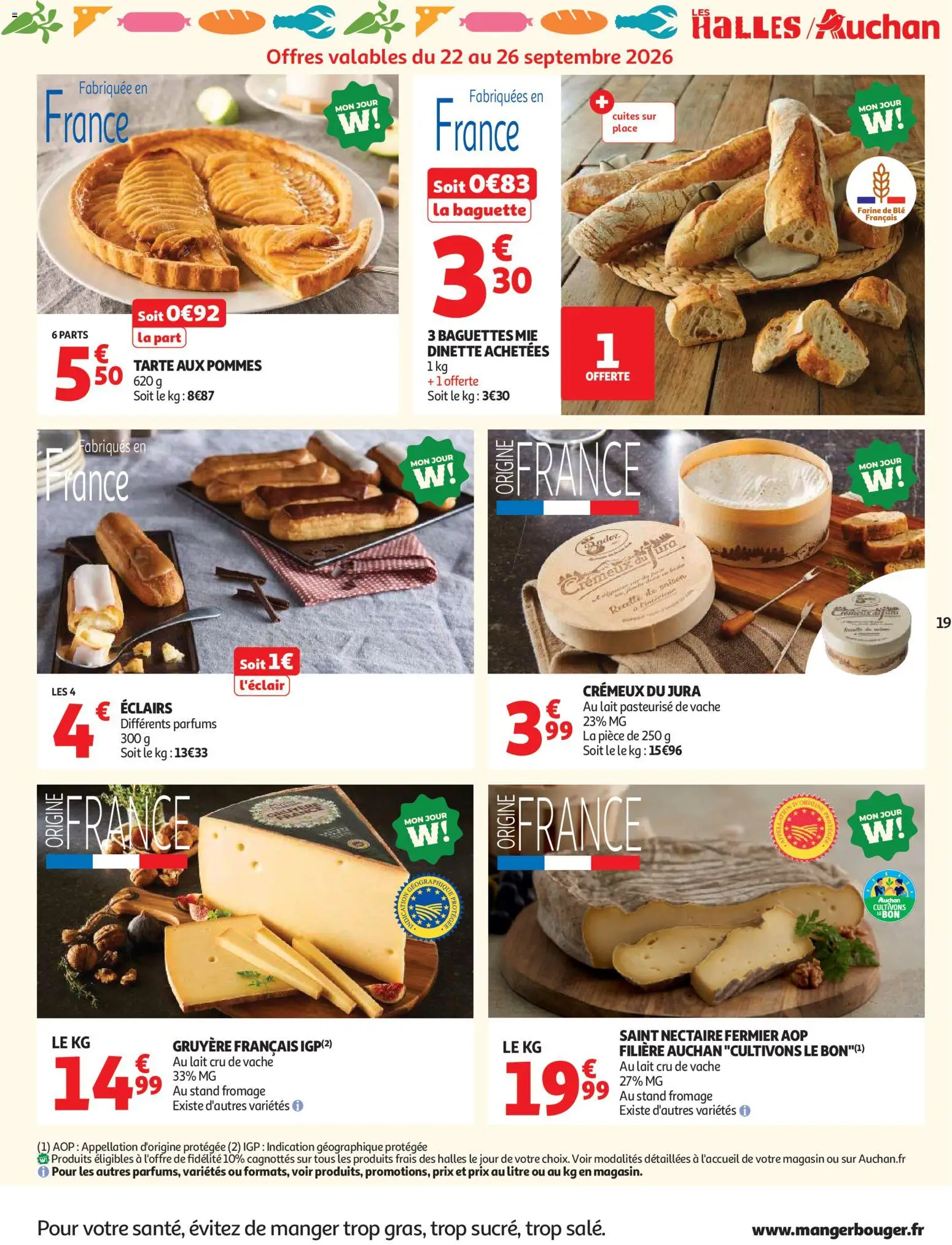 {H1} | Pagina: 19 | Producten: Parfums, Baguette, Gruyère, La