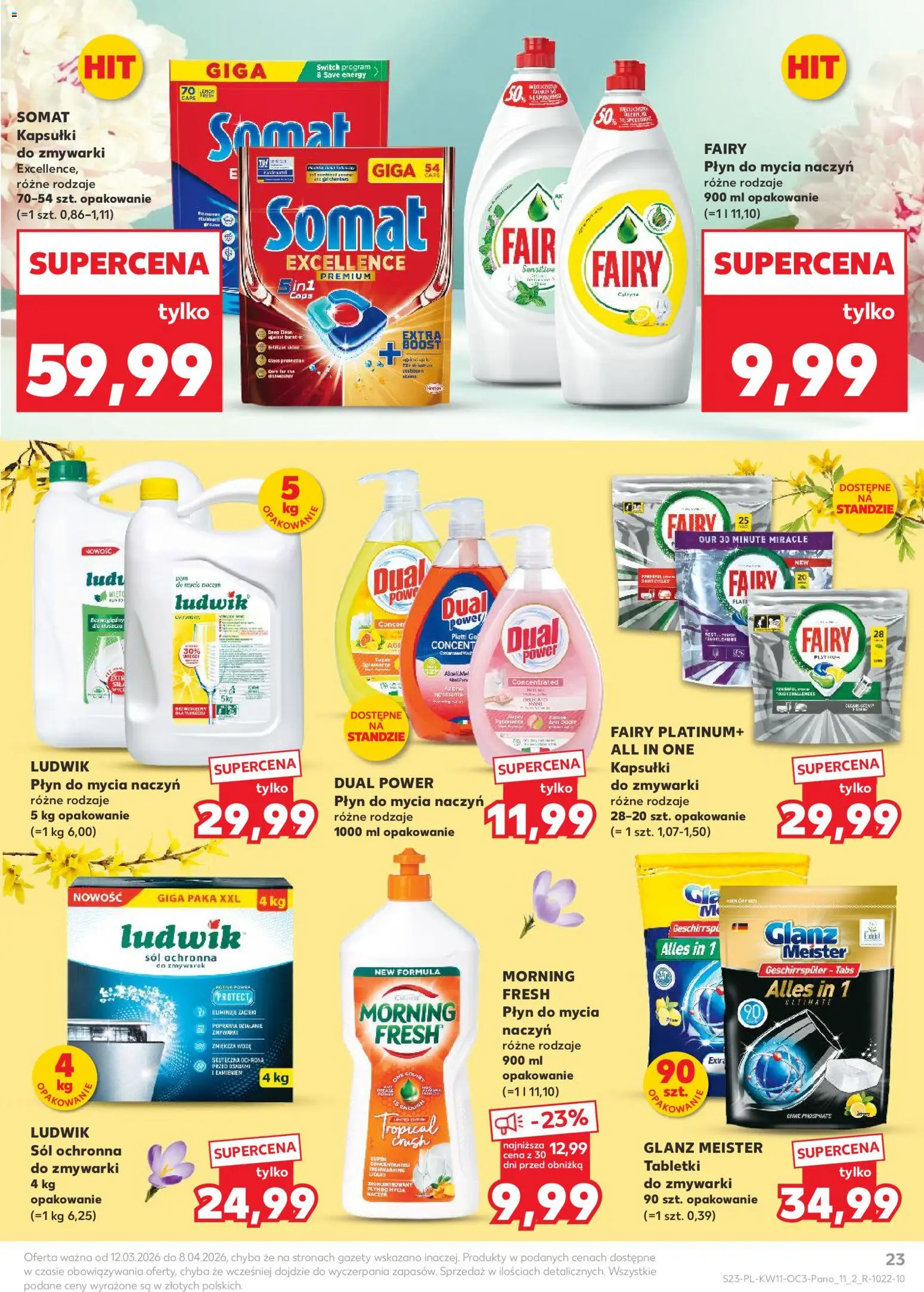 Kaufland Polsko leták - Dom gotowy na Wielkanoc od 12.03.2026 | Strana: 23 | Produkty: Somat