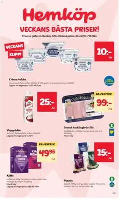 Hemköp erbjudanden - Förhandsvisning av reklamblad från butik Hemköp aktuell från 26/10/2026