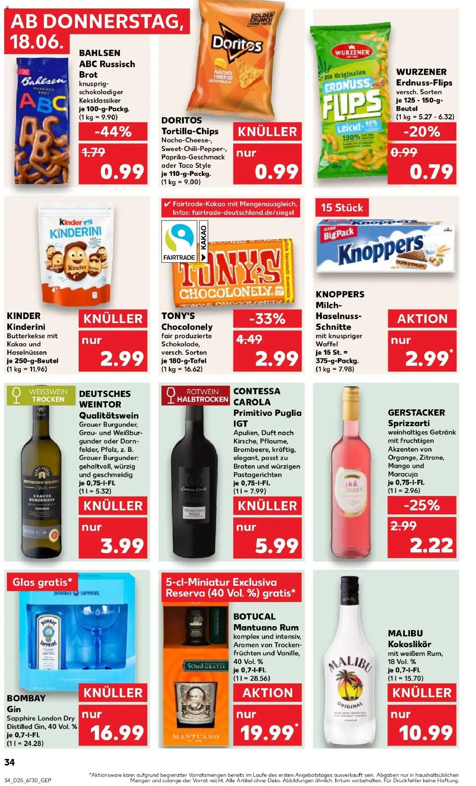 Kaufland Prospekt Ahrensfelde – gültig ab 15.06.2026 | Seite: 43 | Produkte: Weißwein, Rotwein, Rum, Mango