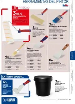 Vista previa BigMat - Pintura 2026 válido desde el 20.04.2026 | Página: 15 | Productos: Ρούτερ, Brocha