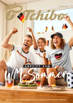 Prospekt Tchibo Anpfiff zum WM-Sommer ab 13.05.2026 gültig