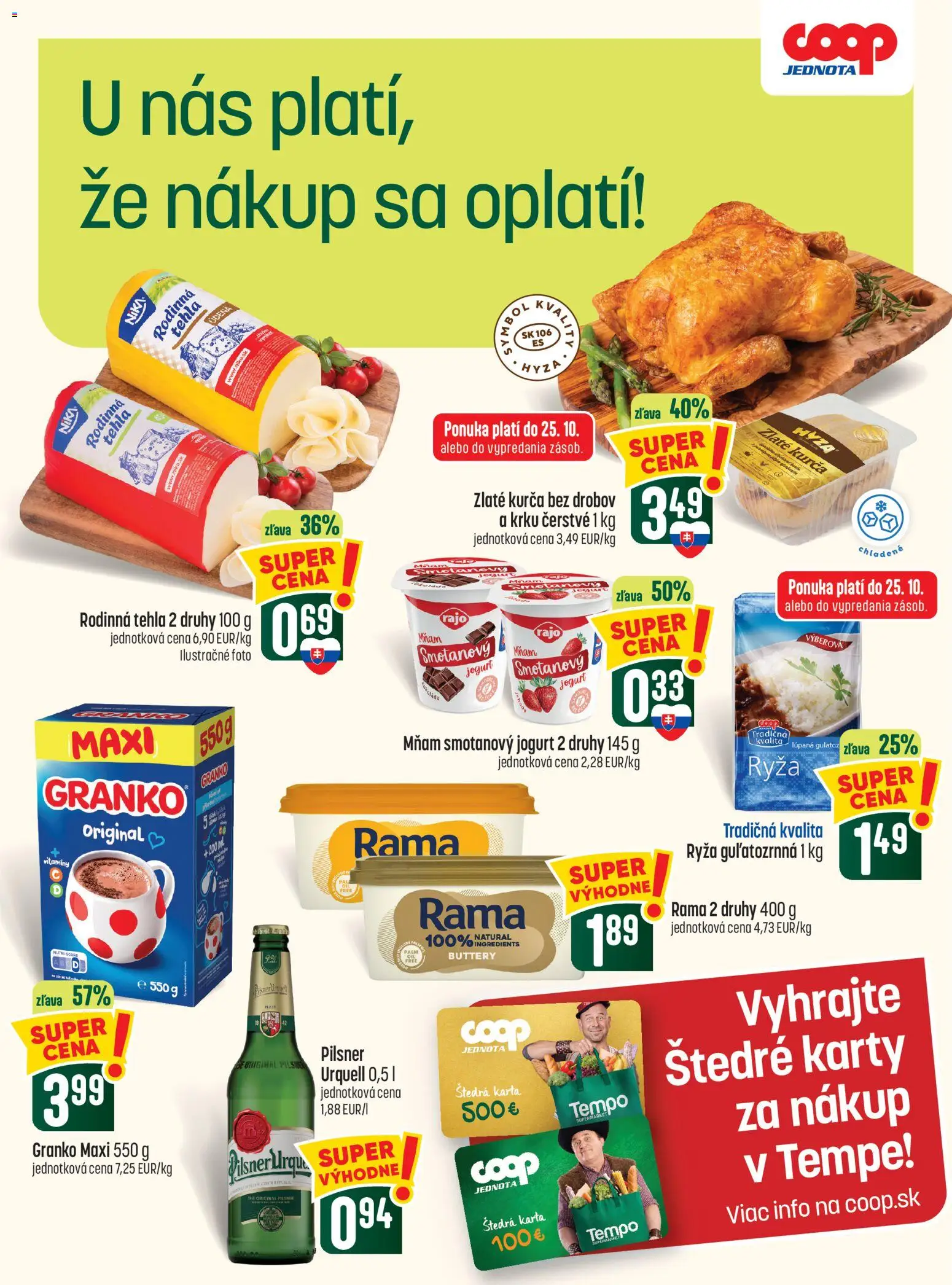 Nové COOP Jednota akcie – leták je platný od 22.10.2026 | Strana: 16