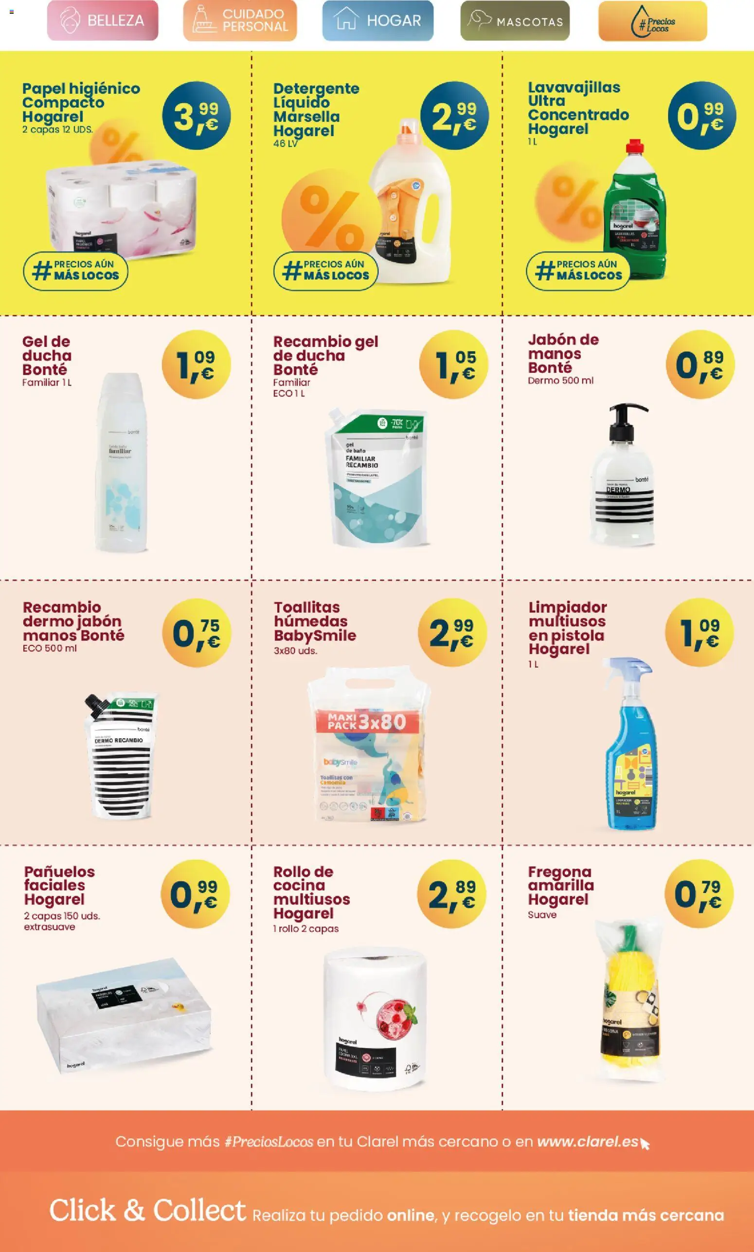 Clarel - folleto │ válido desde el 01/07/2026 | Página: 16 | Productos: Detergente, Lavavajillas, Baño, Ducha