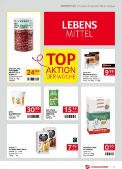 Transgourmet Zustellaktion ab 31.08.2026 gültig | Seite: 21 | Produkte: Vanille, Haselnüsse