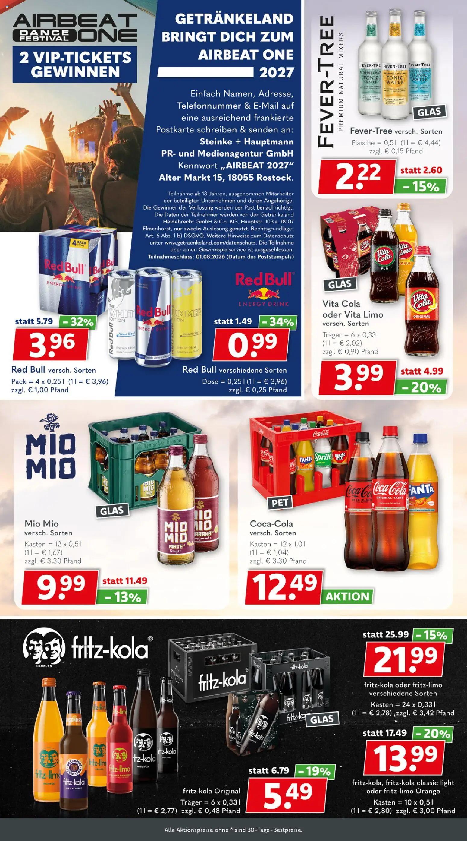 Getränkeland Prospekt – gültig ab 20.07.2026 | Seite: 5 | Produkte: Red bull, Fanta, Sprite, Cola