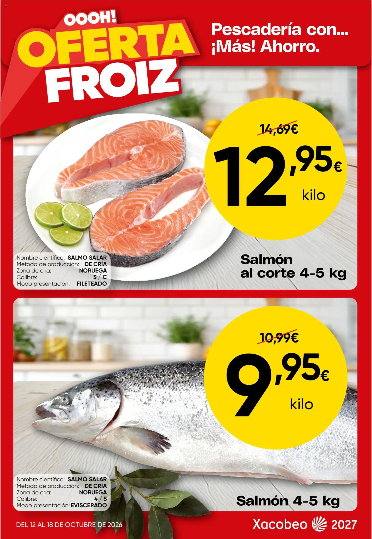 Froiz Oferta semanal │ válido desde el 12/10/2026 | Página: 2 | Productos: Salmón