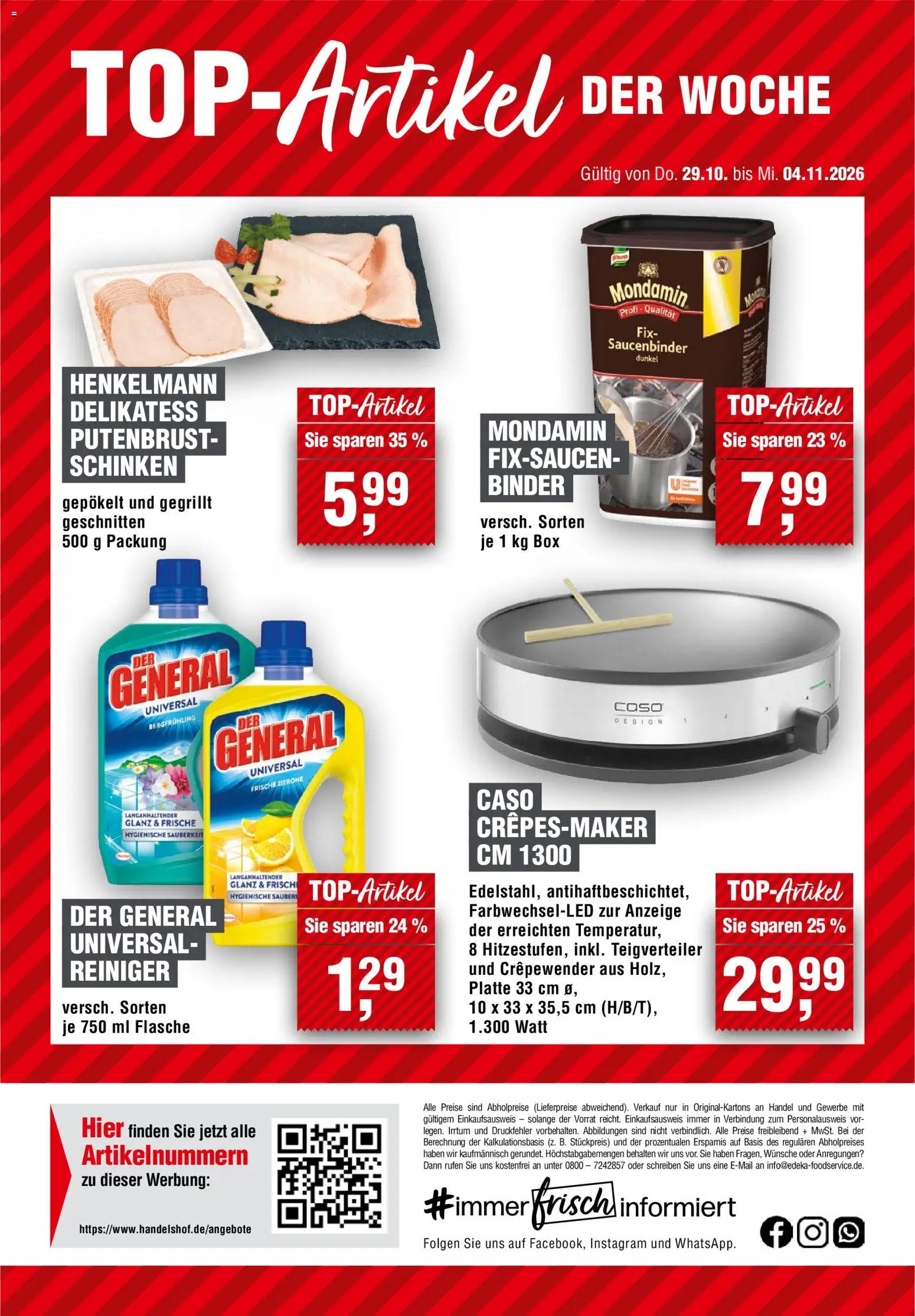 Handelshof Prospekt – gültig ab 29.10.2026 | Seite: 24 | Produkte: Putenbrust, Box, Zitrone, Schinken