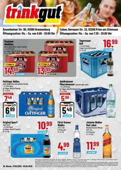 Trinkgut Prospekt Prien Am Chiemsee ab 31.08.2026 gültig