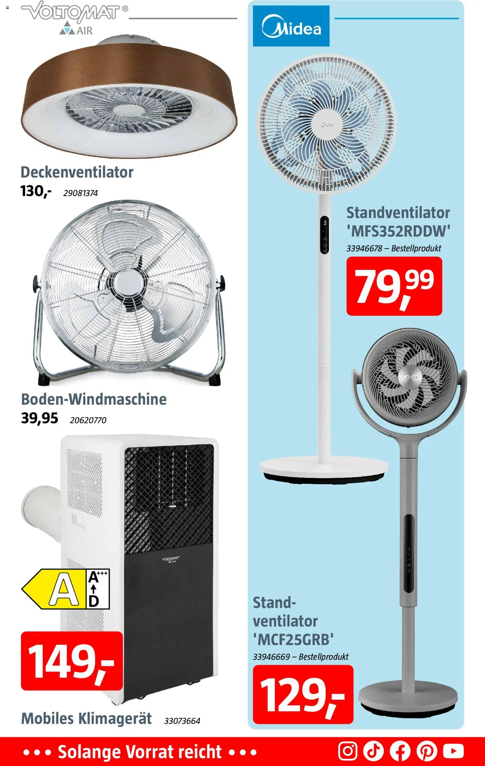 Bauhaus Prospekt – gültig ab 14.06.2026 | Seite: 7 | Produkte: Ventilator, Klimagerät