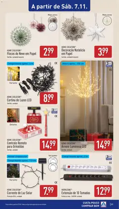 Pré-visualização Aldi folheto válido de 02/11/2026 | Página: 31 | Produtos: Decoração, Cortina, Flocos